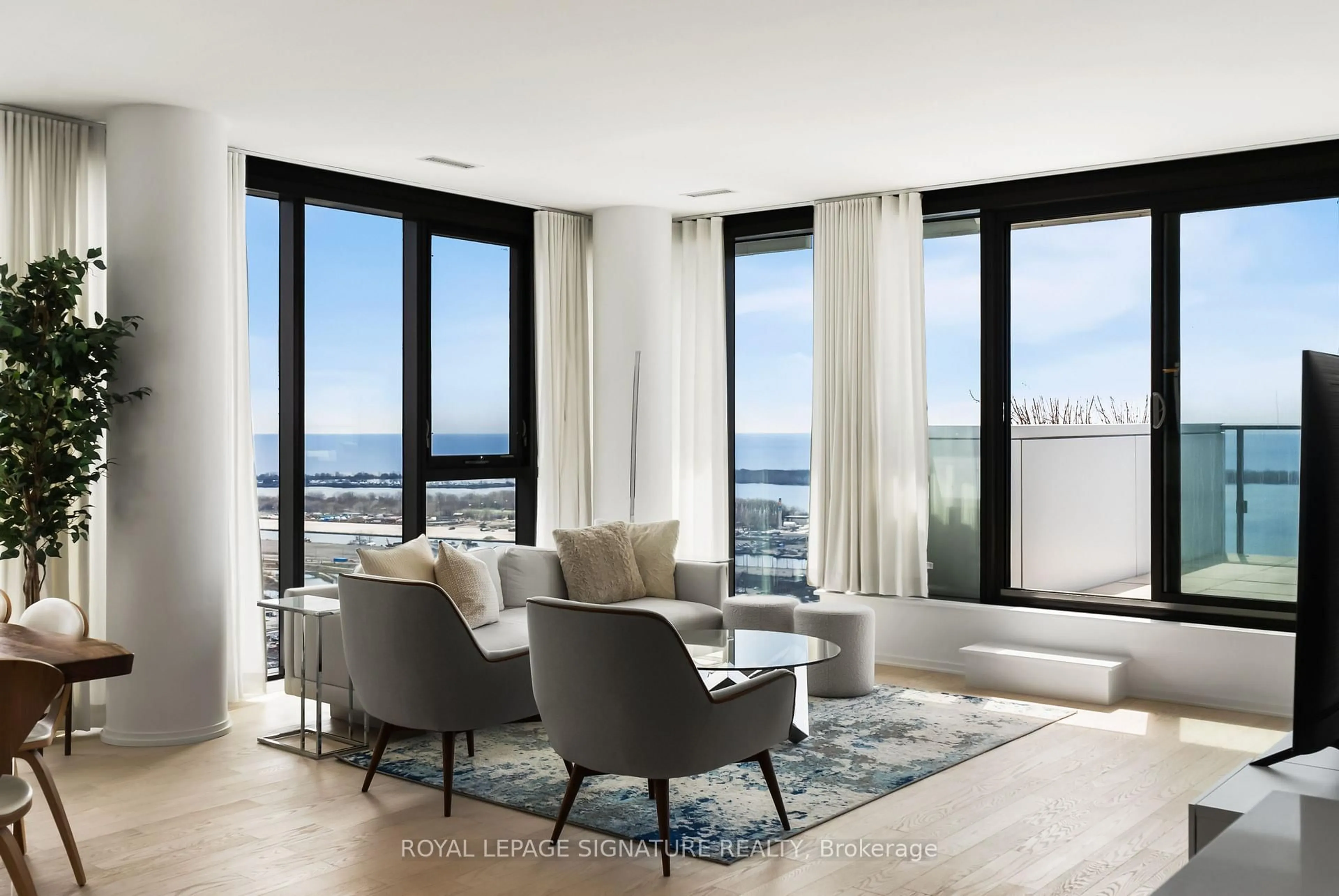 Living room with furniture, unknown for 16 Bonnycastle St #4304, Toronto Ontario M5A 4M6