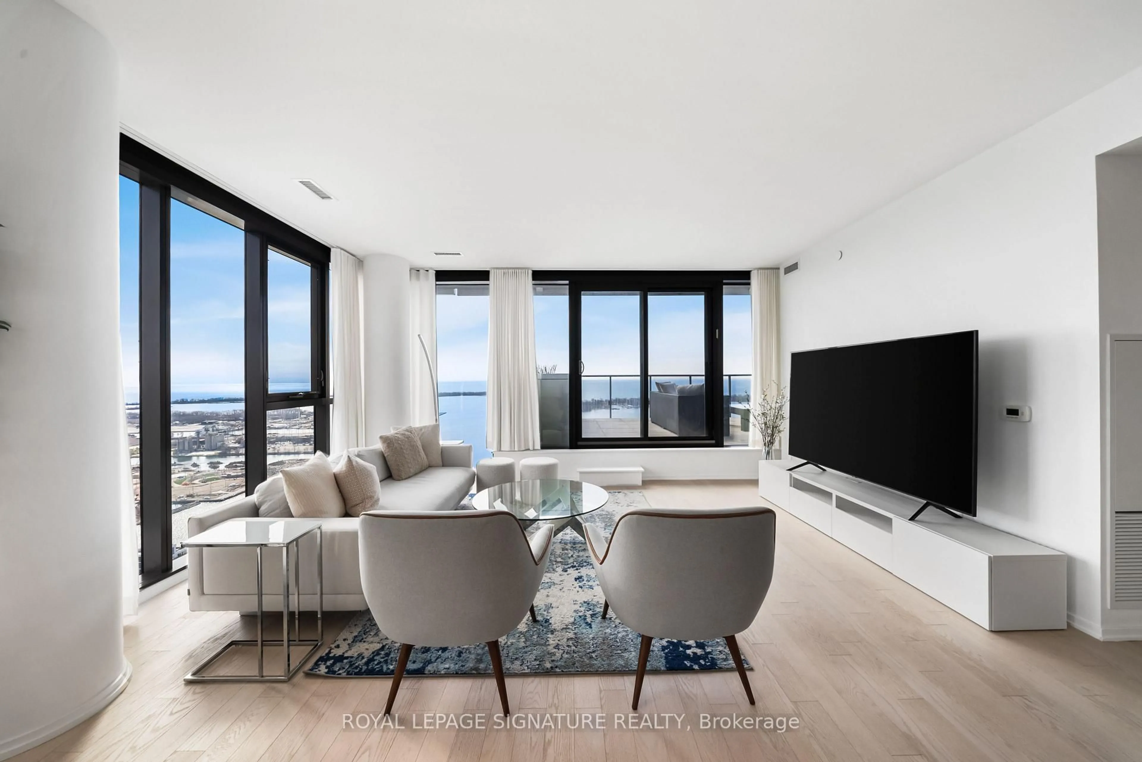 Living room with furniture, unknown for 16 Bonnycastle St #4304, Toronto Ontario M5A 4M6