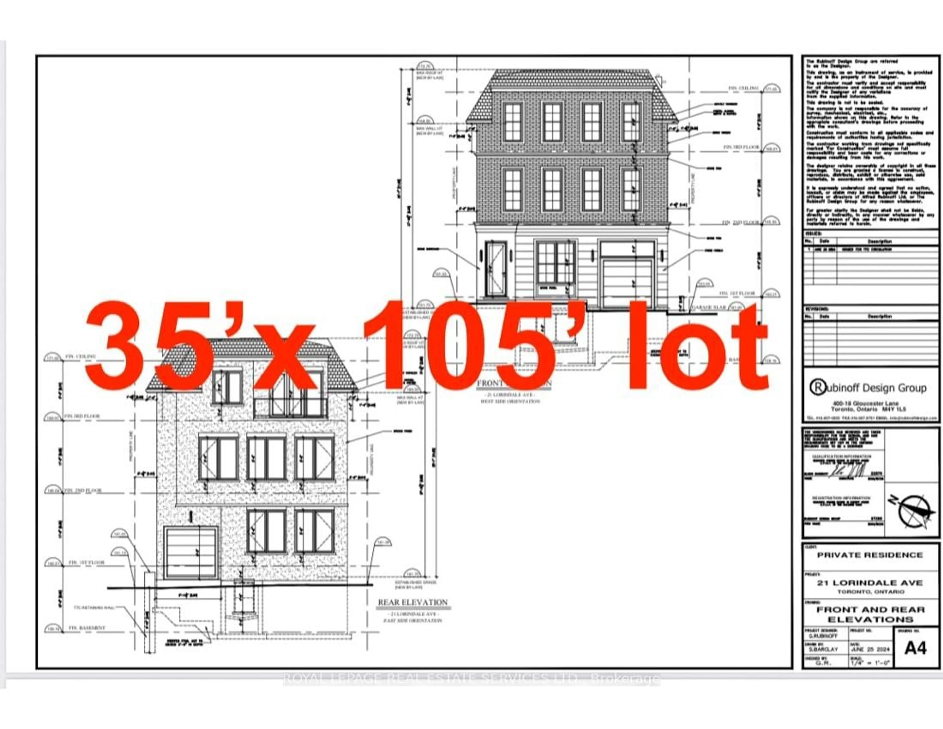 Floor plan for 21 Lorindale Ave, Toronto Ontario M5M 3C3