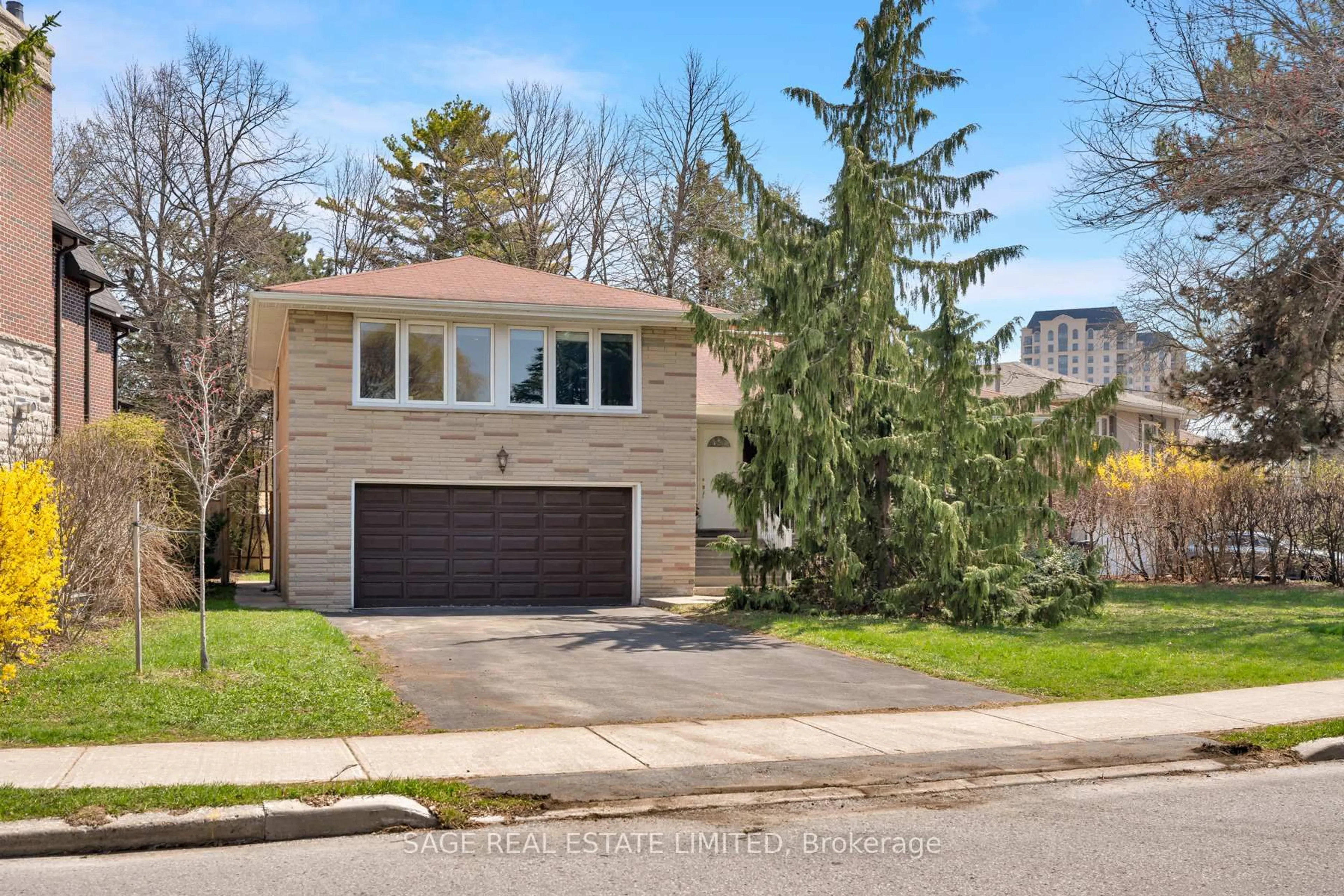 Home with brick exterior material, street for 9 Hawksbury Dr, Toronto Ontario M2K 1M2