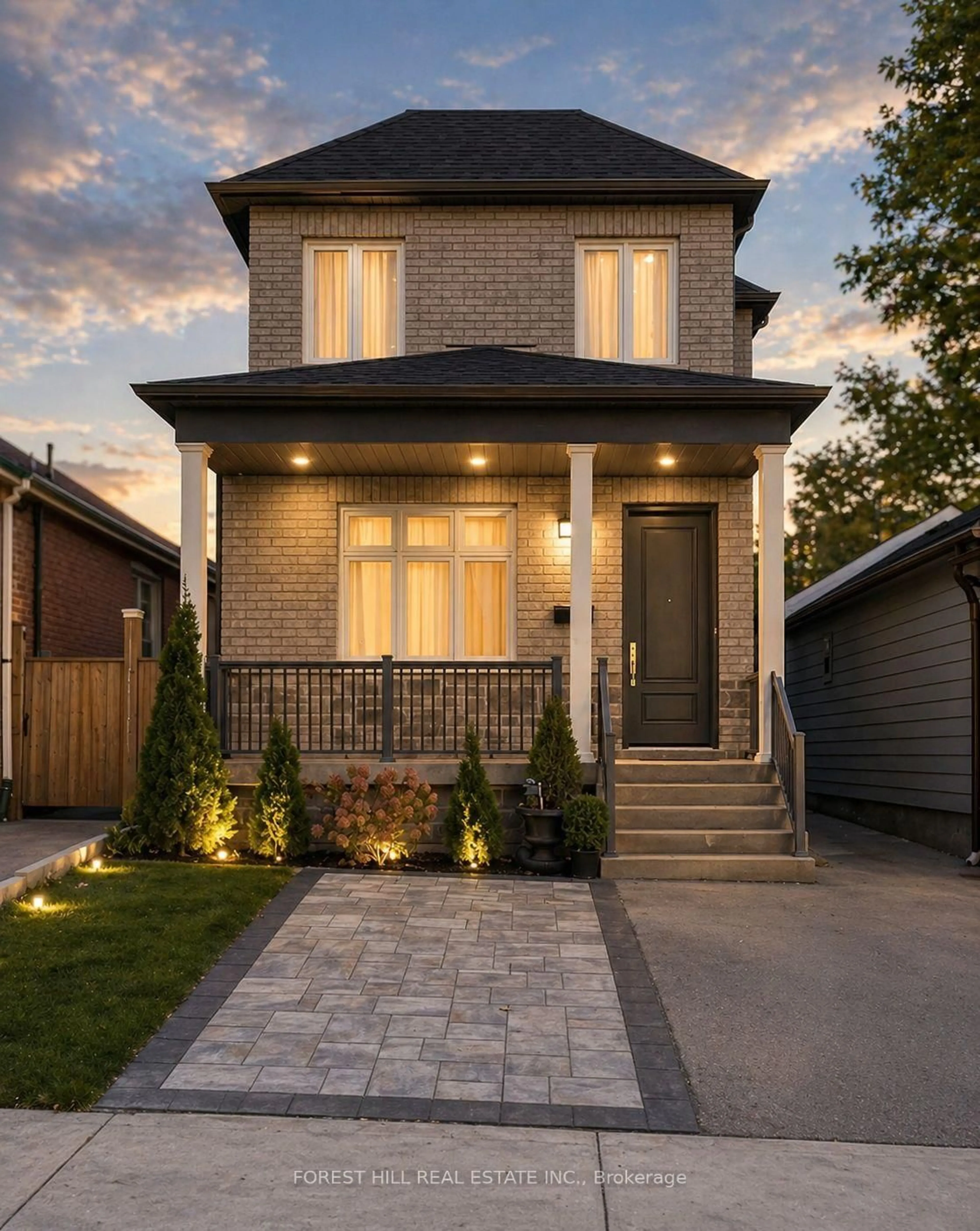 Home with brick exterior material, street for 611 Northcliffe Blvd, Toronto Ontario M6E 3L8