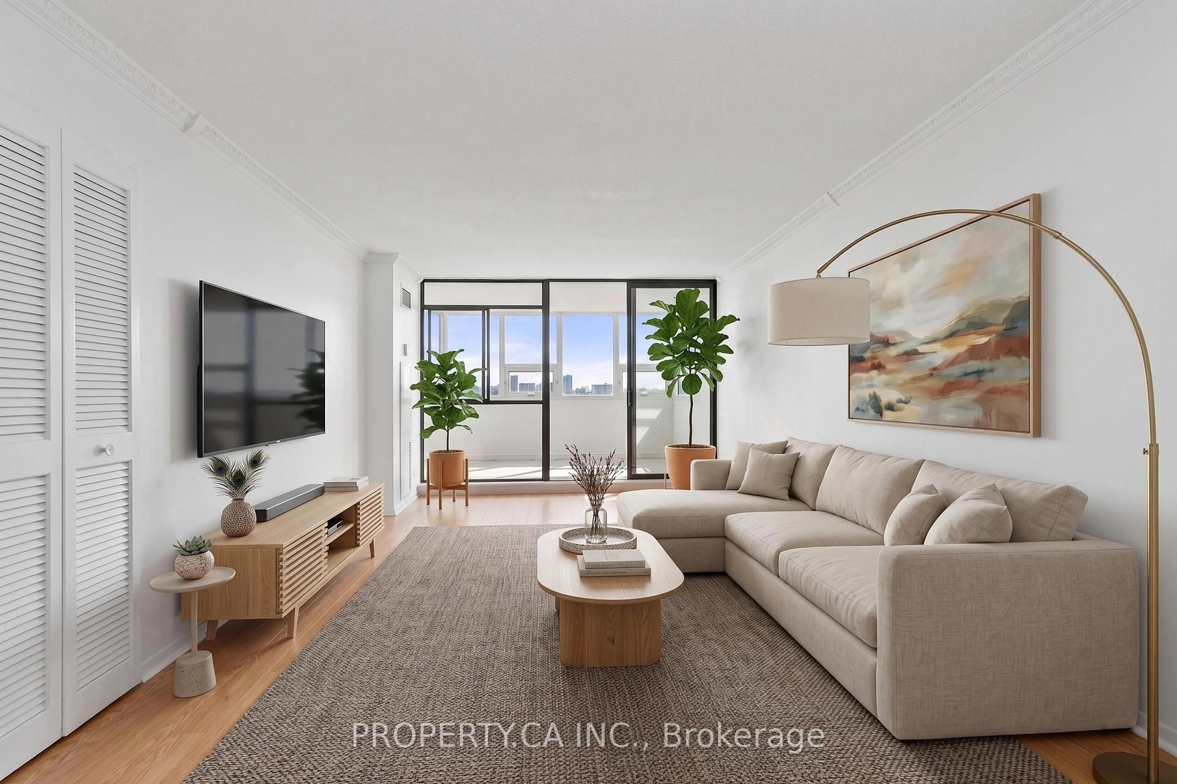 Living room with furniture, unknown for 3303 Don Mills Rd #705, Toronto Ontario M2J 4T6