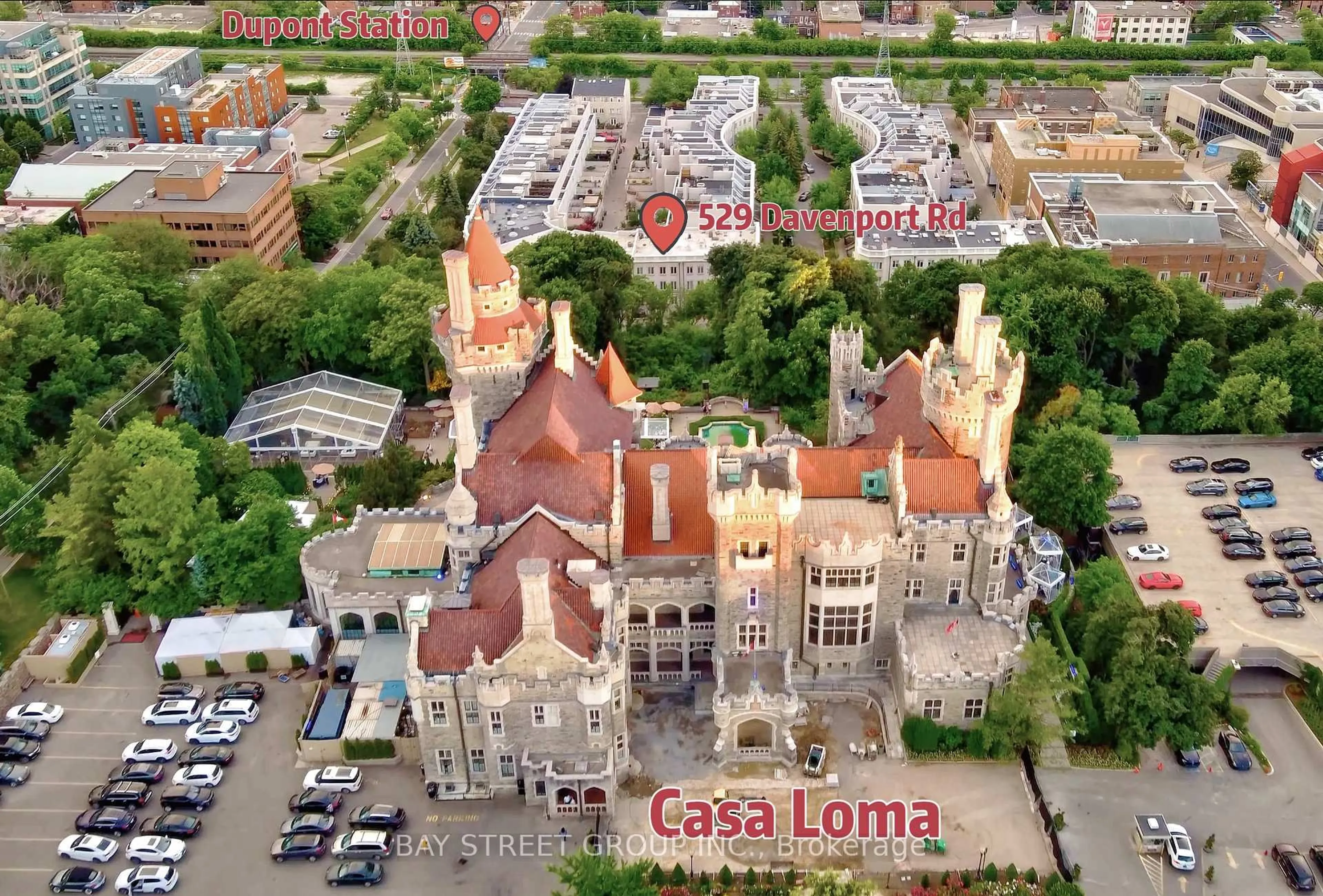 A pic from outside/outdoor area/front of a property/back of a property/a pic from drone, unknown for 529 Davenport Rd, Toronto Ontario M5R 3R5