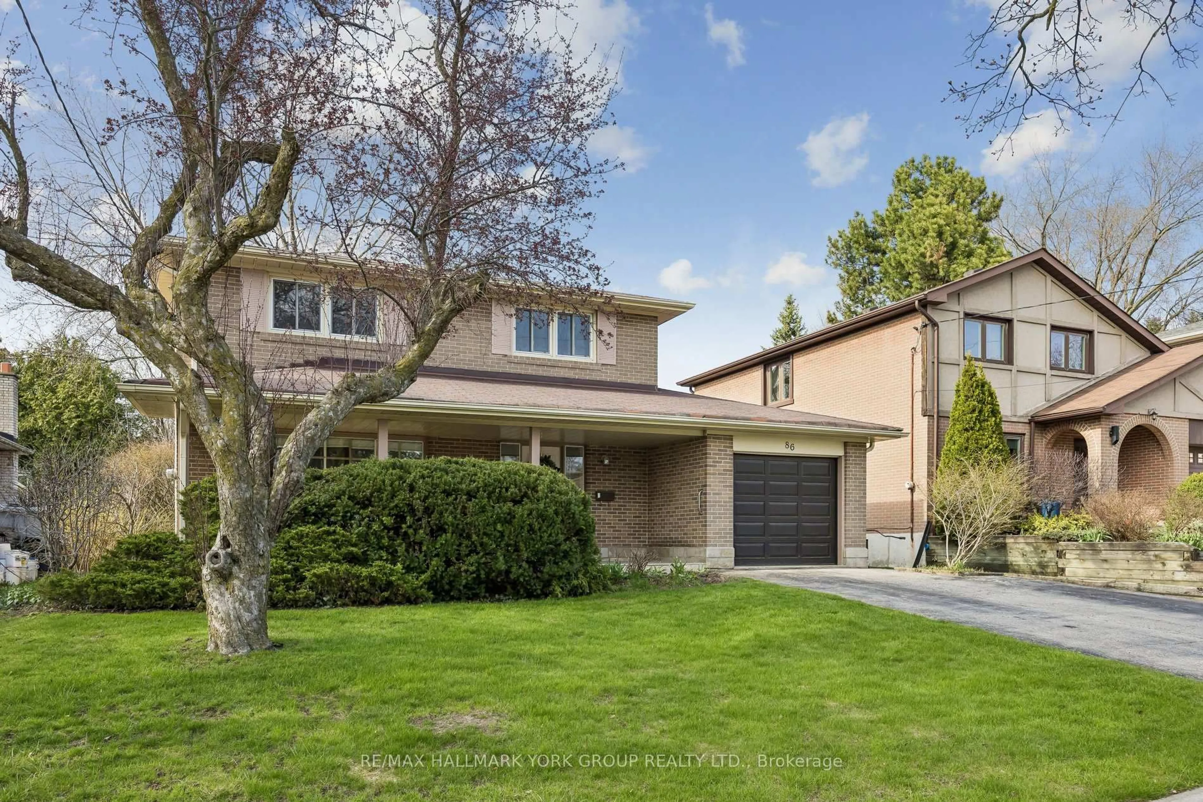 Home with brick exterior material, street for 86 Nymark Ave, Toronto Ontario M2J 2H2