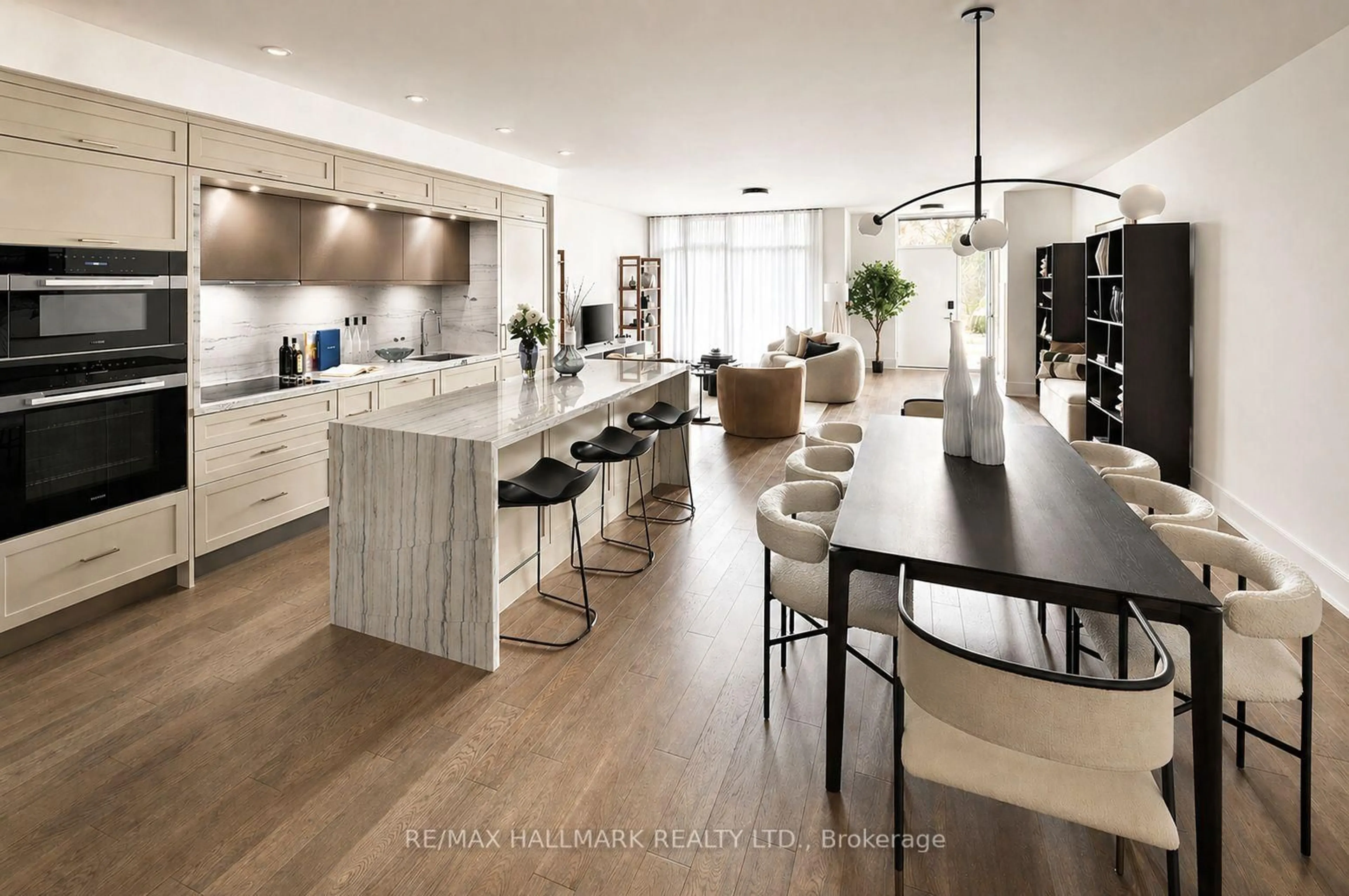 Contemporary kitchen, unknown for 10 Inn On The Park Dr #PL01, Toronto Ontario M3C 0P9