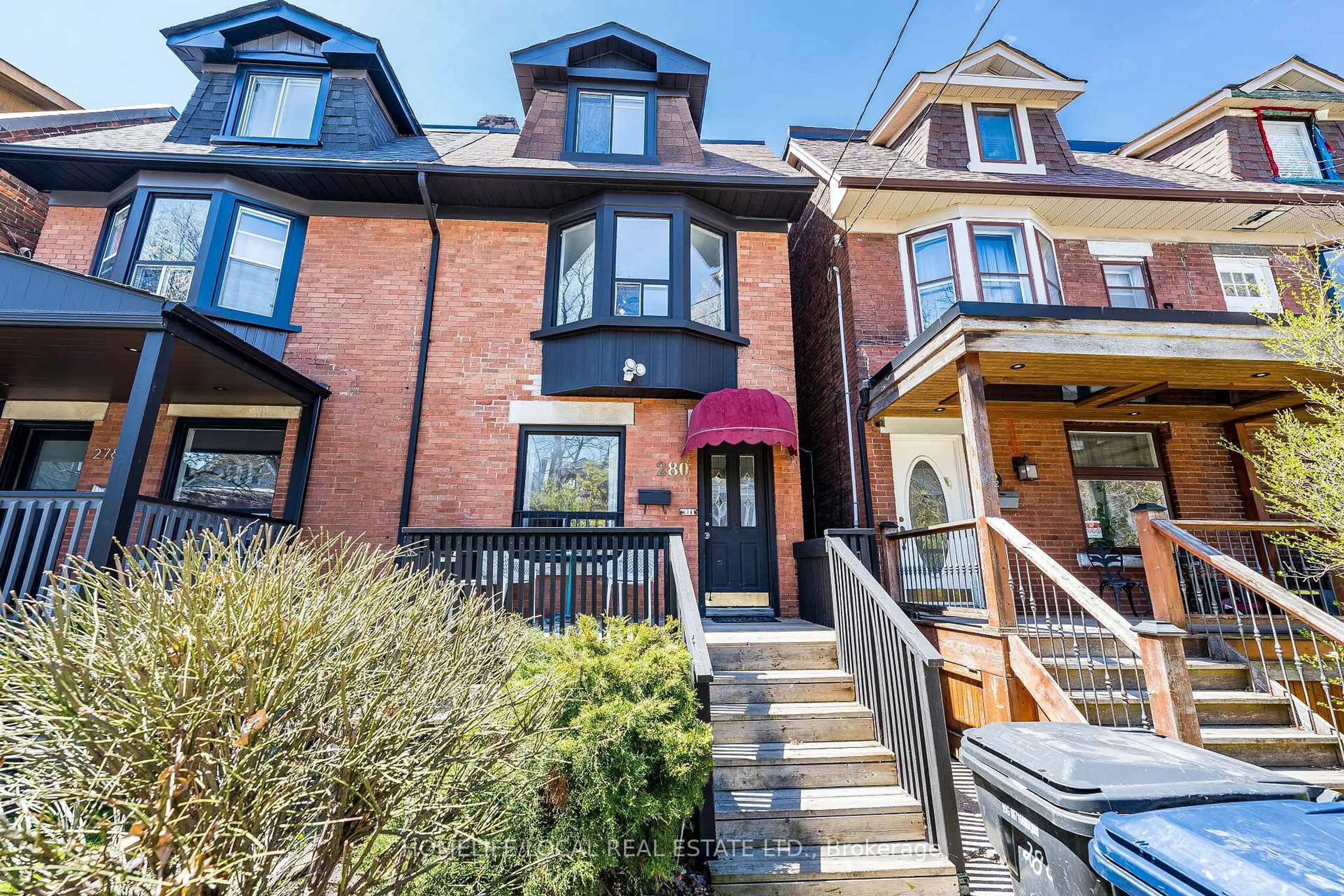 Home with brick exterior material, street for 280 St Clarens Ave, Toronto Ontario M6H 3W3