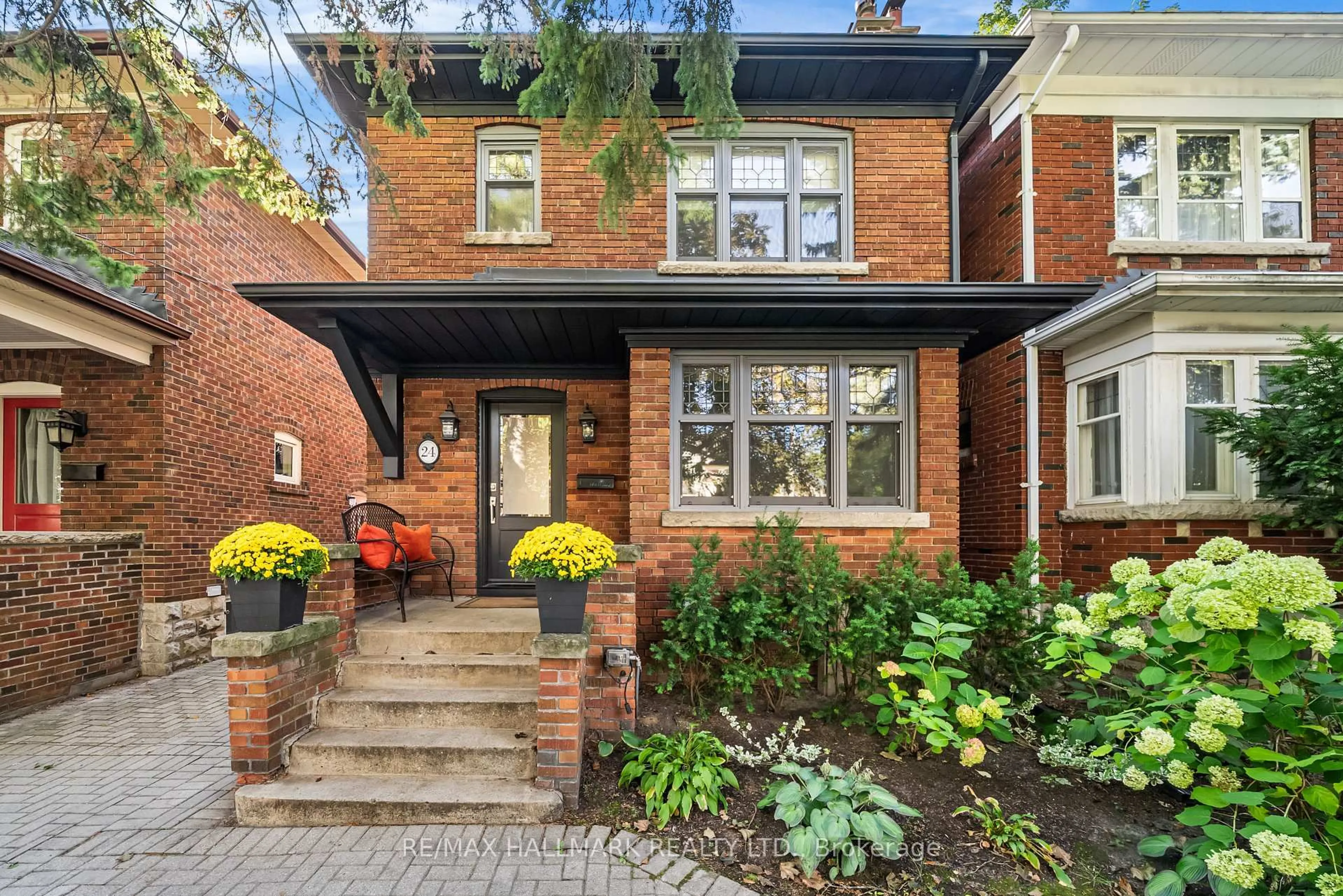 Home with brick exterior material, street for 24 Ronan Ave, Toronto Ontario M4N 2X9