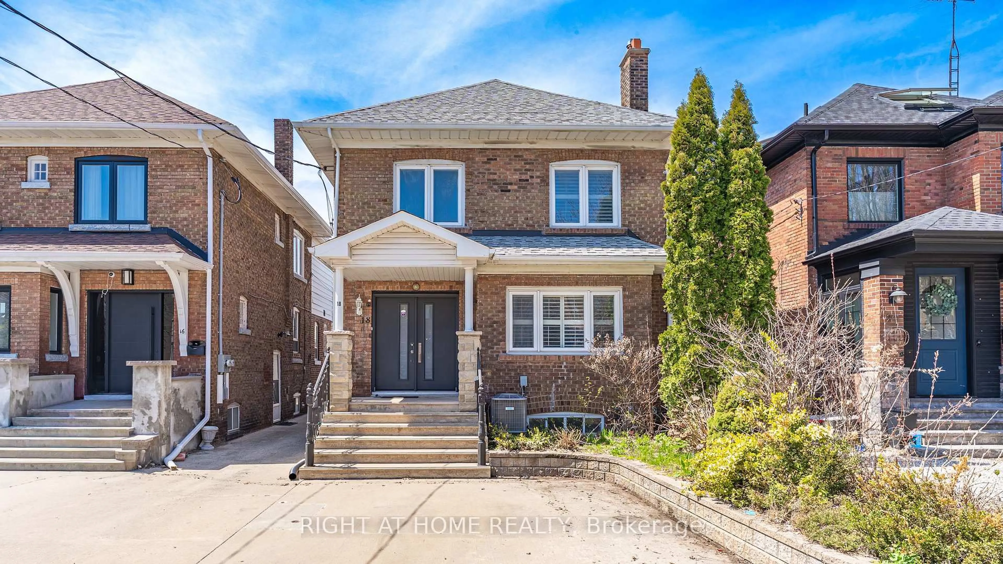 Home with brick exterior material, street for 18 Rusholme Rd, Toronto Ontario M6J 3H4