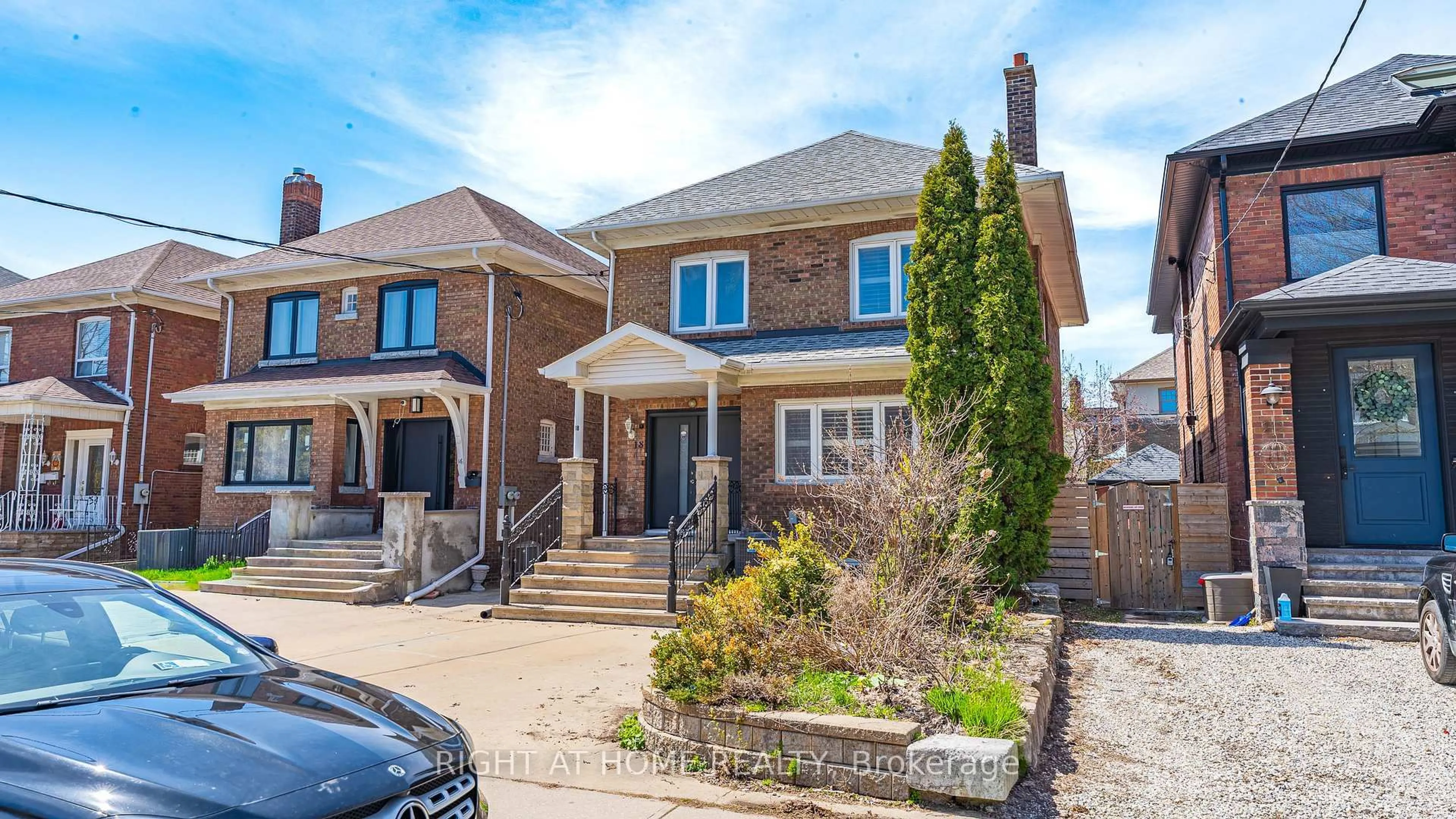 Home with brick exterior material, street for 18 Rusholme Rd, Toronto Ontario M6J 3H4
