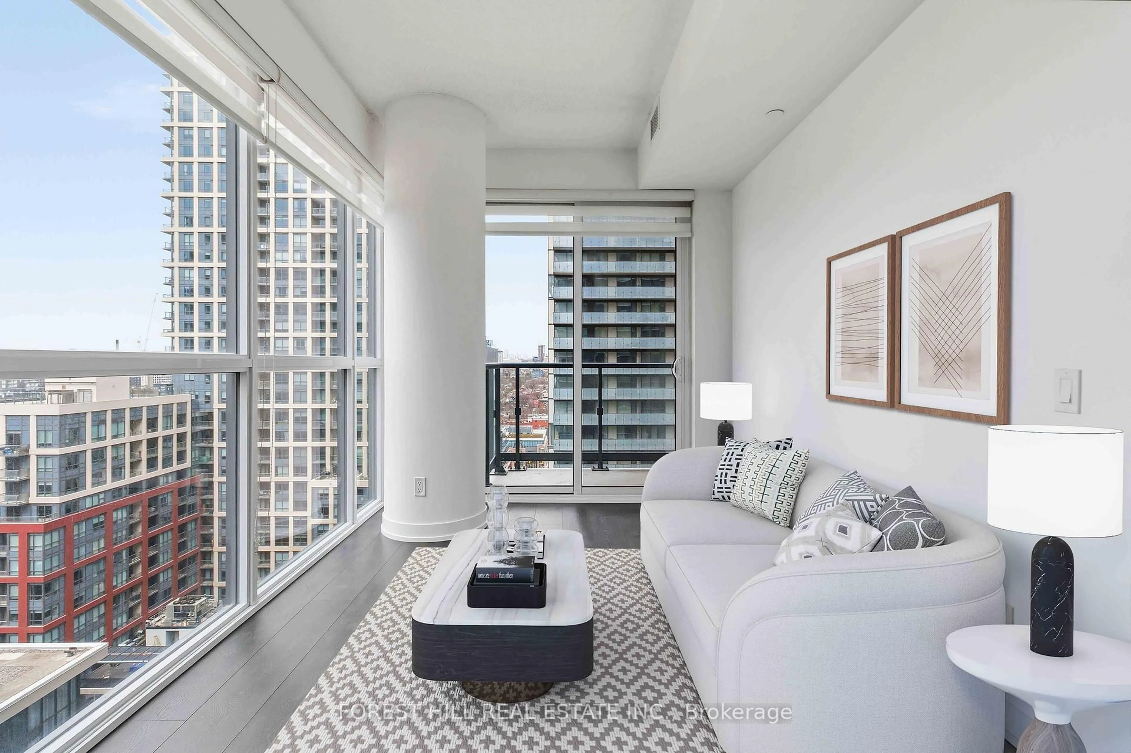 Living room with furniture, unknown for 87 PETER St #2106, Toronto Ontario M5V 0P1