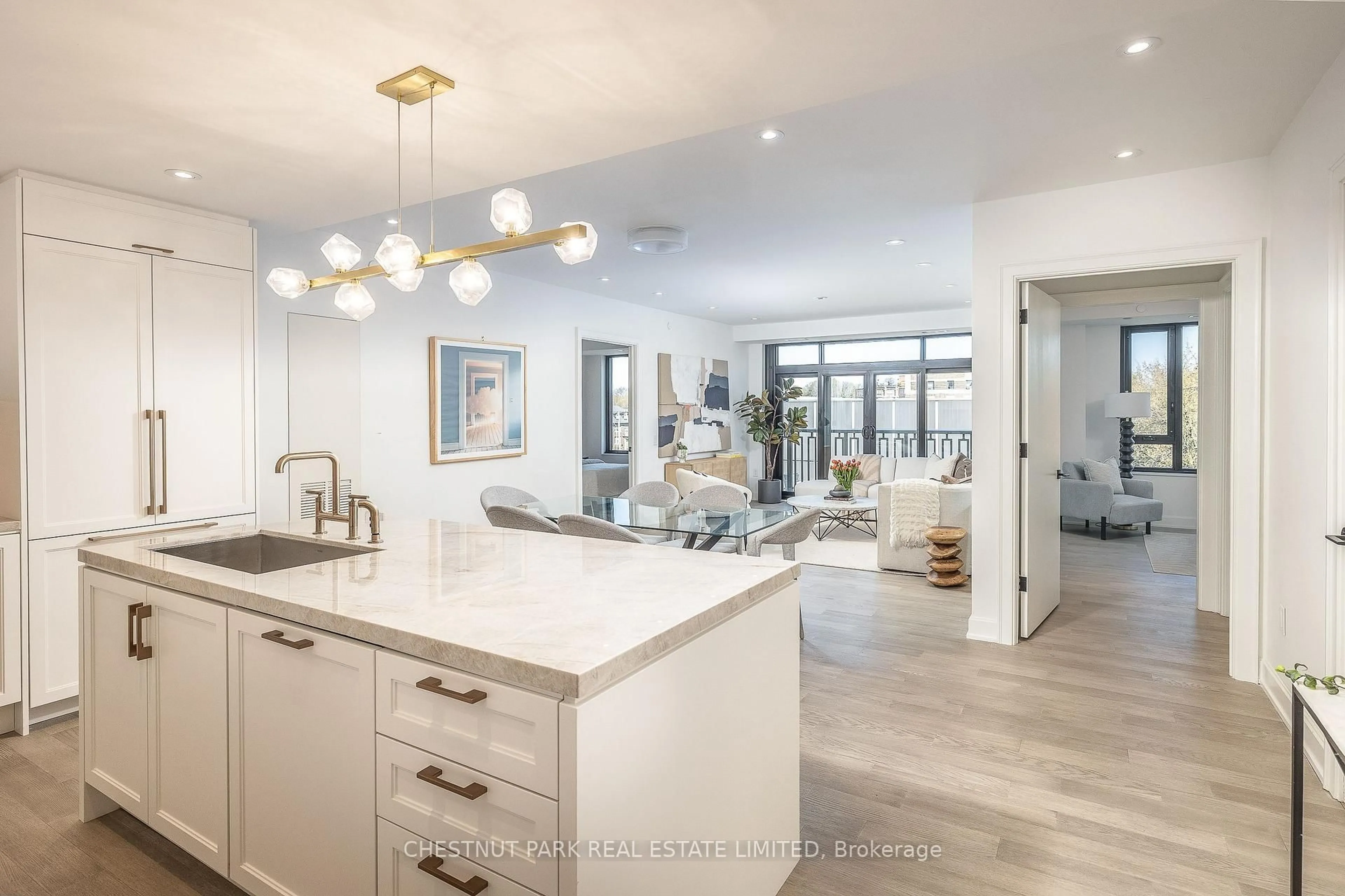 Open concept kitchen, unknown for 1 Strathgowan Ave #408, Toronto Ontario M4N 0B3