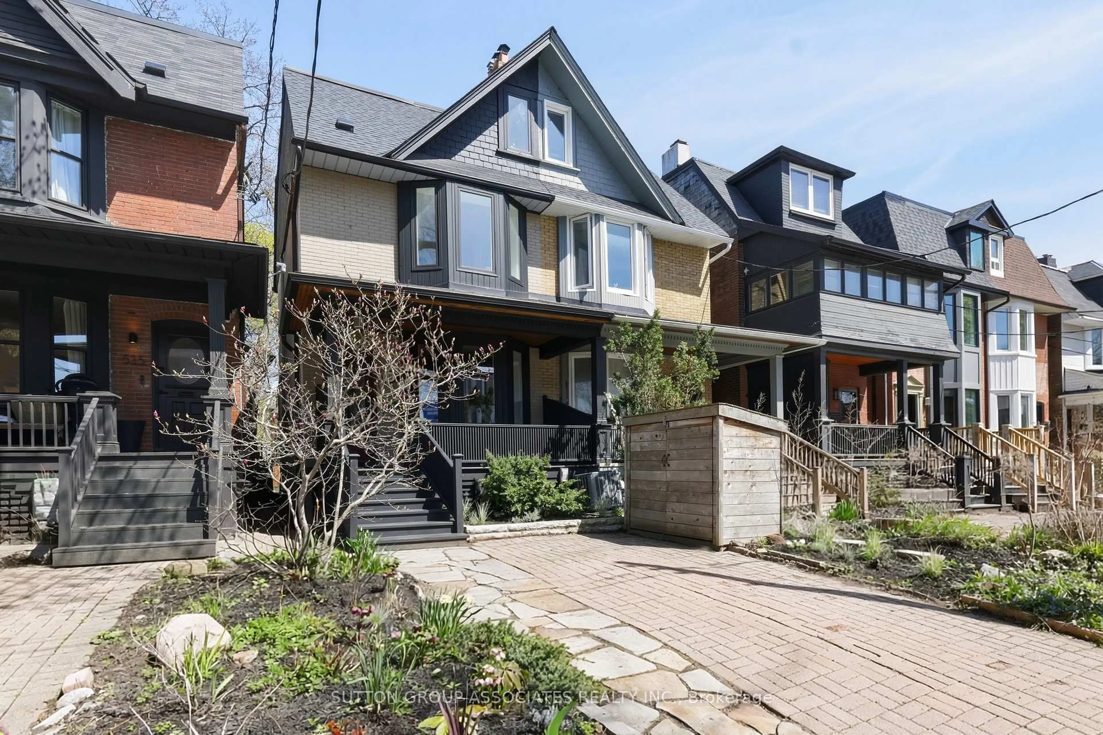 Home with brick exterior material, street for 533 Brunswick Ave, Toronto Ontario M5R 2Z6