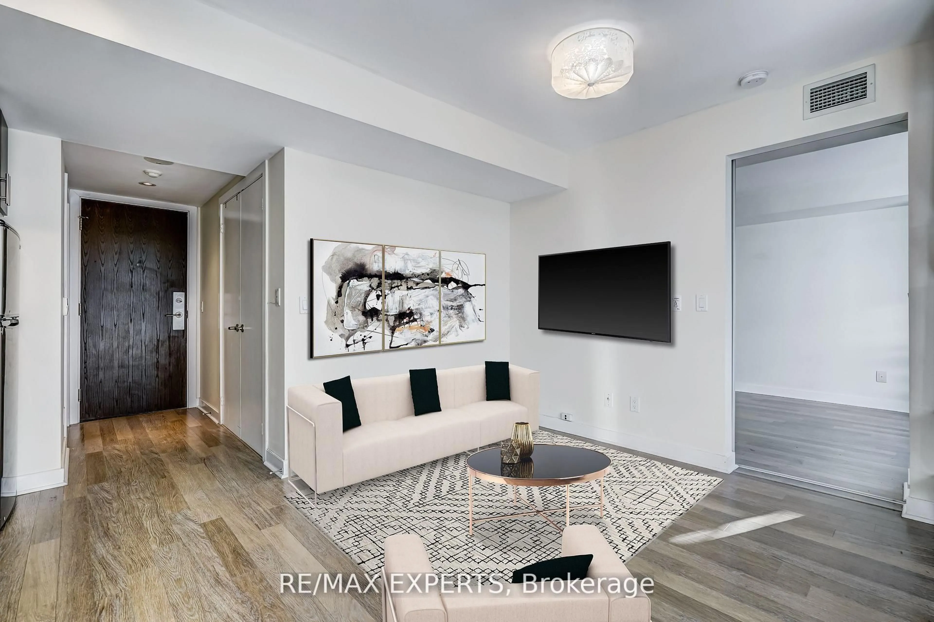 Living room with furniture, unknown for 80 Western Battery Rd #801, Toronto Ontario M6K 3S1