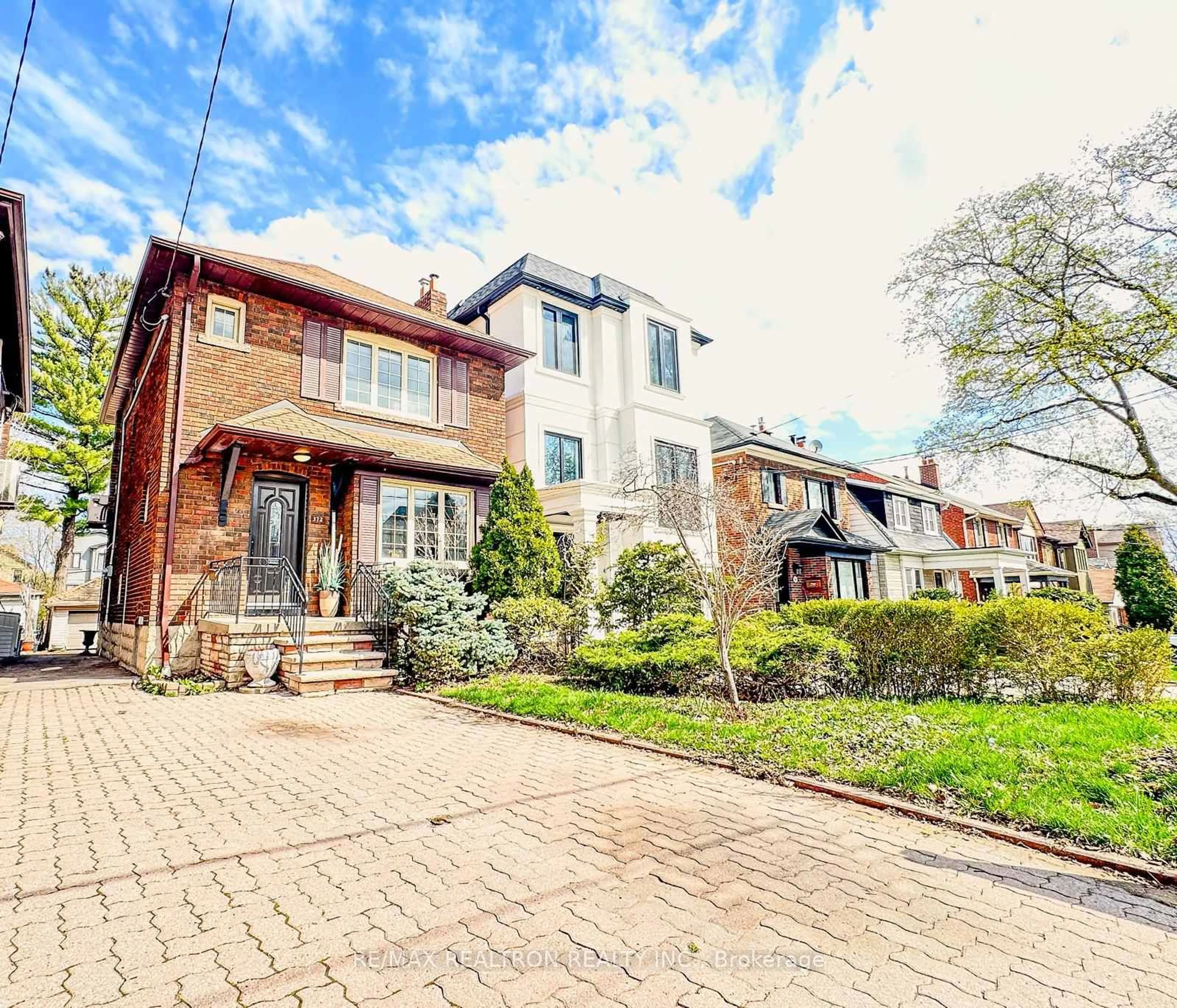 Home with brick exterior material, street for 372 St Germain Ave, Toronto Ontario M5M 1W5