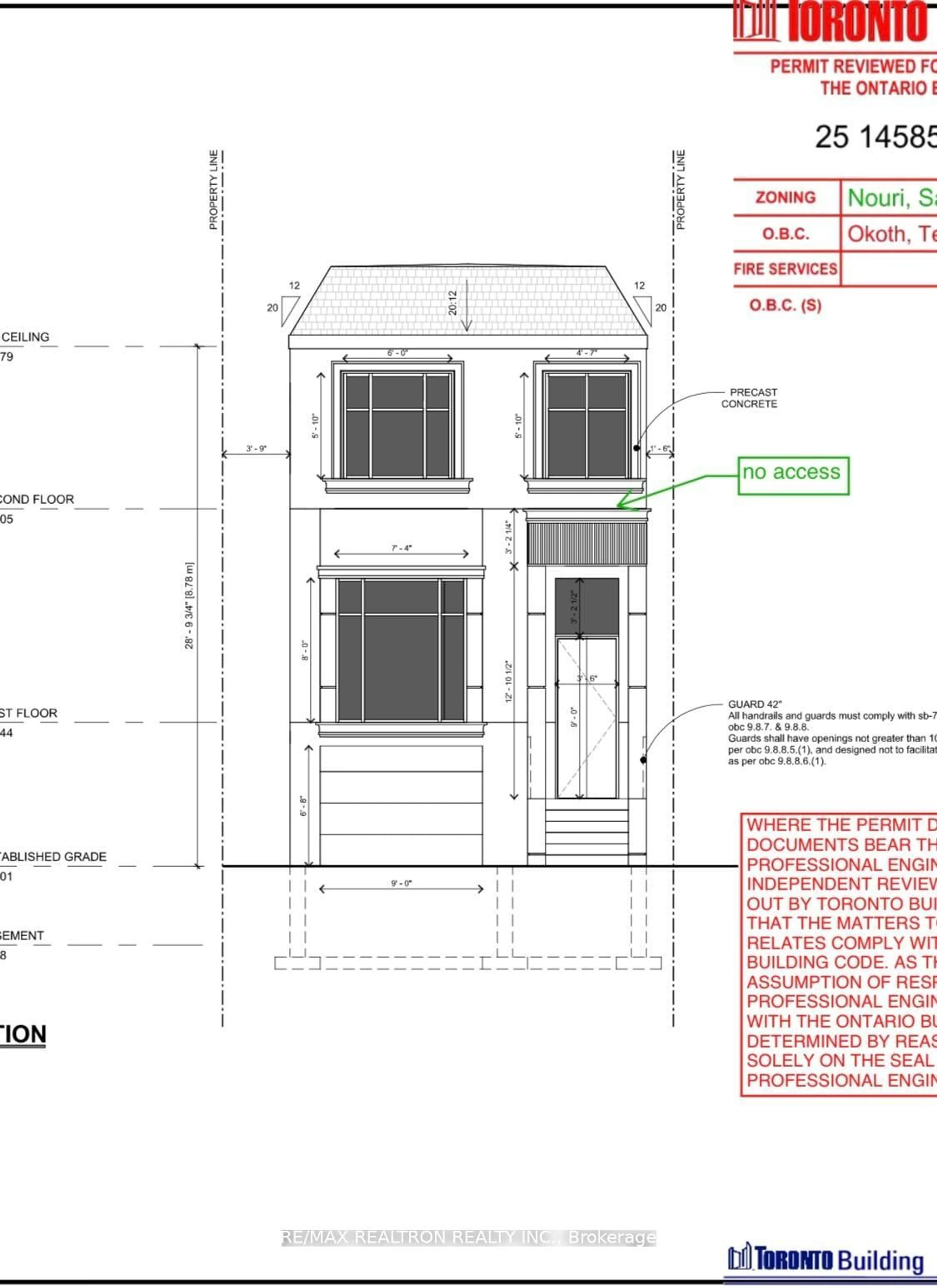 Floor plan for 372 St Germain Ave, Toronto Ontario M5M 1W5