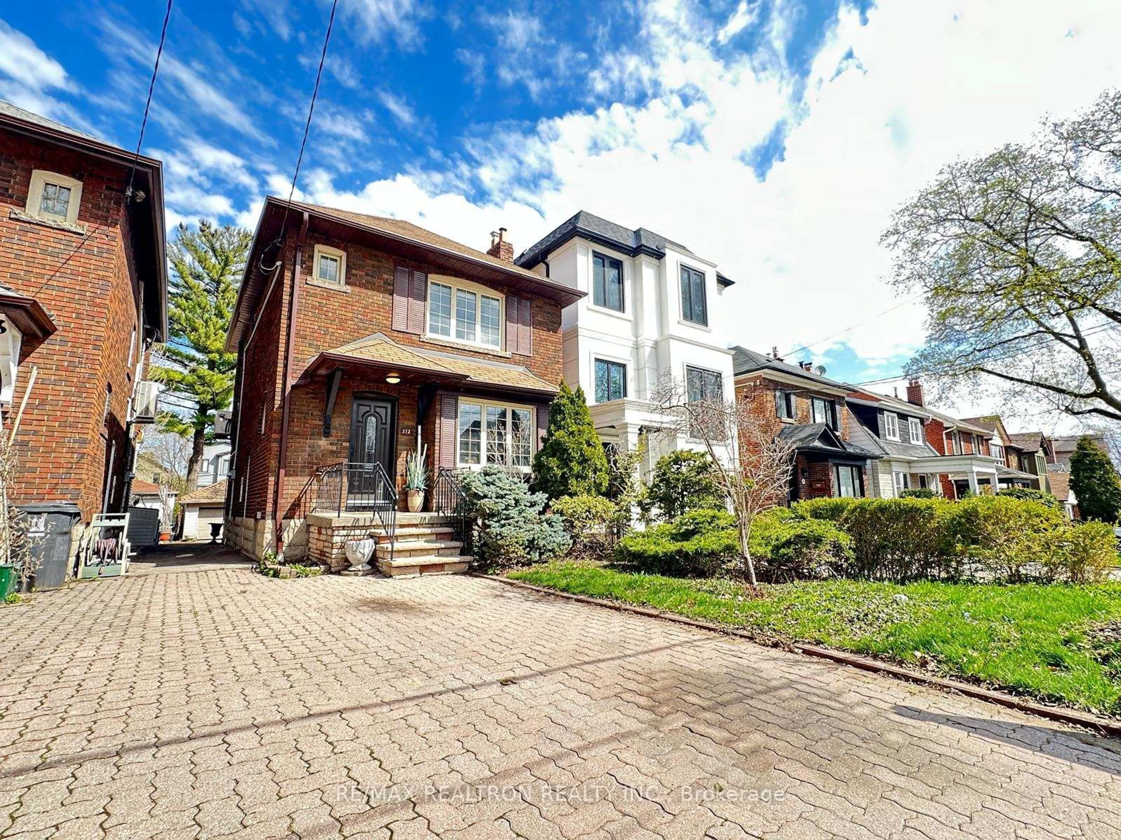Home with brick exterior material, street for 372 St Germain Ave, Toronto Ontario M5M 1W5