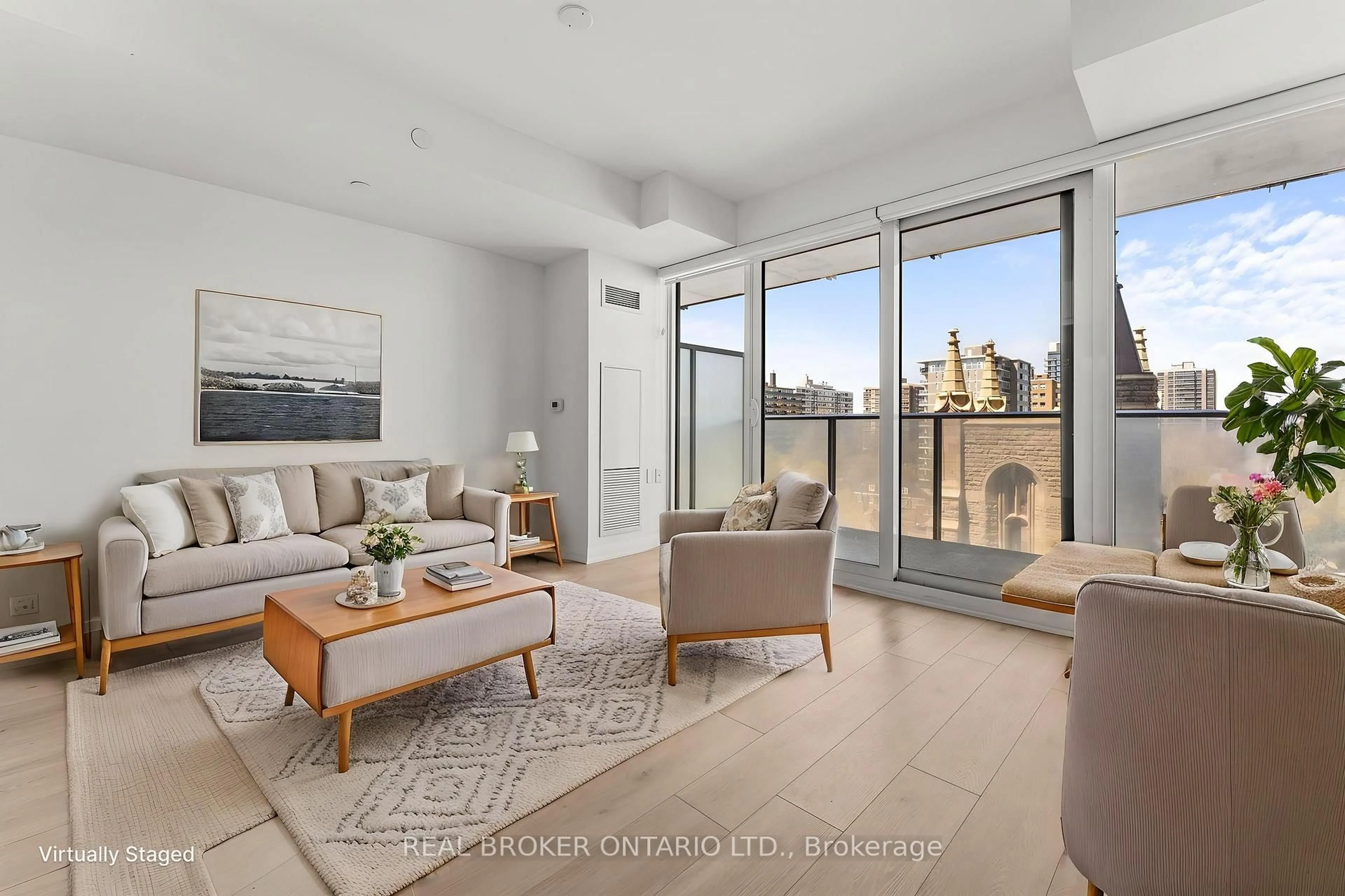 Living room with furniture, unknown for 99 Foxbar Rd #906, Toronto Ontario M4V 2G5