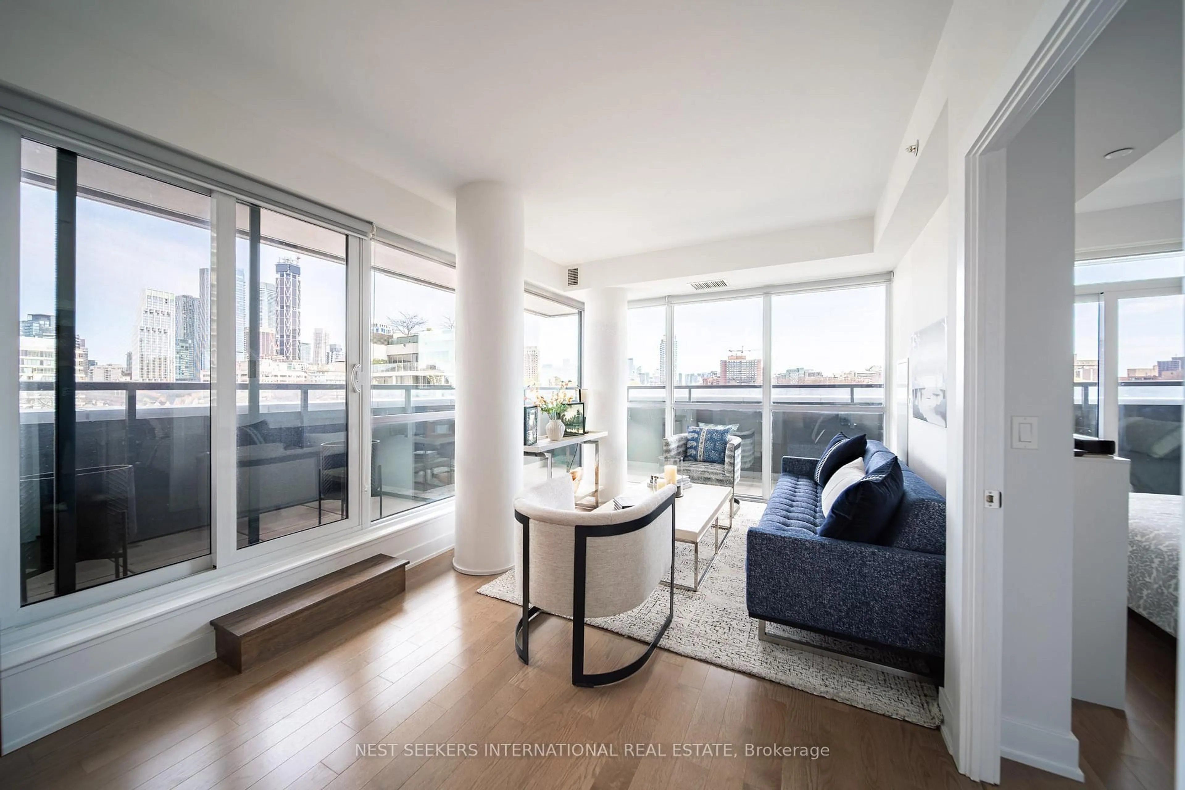 Living room with furniture, unknown for 181 Bedford Rd #507, Toronto Ontario M5R 0C2