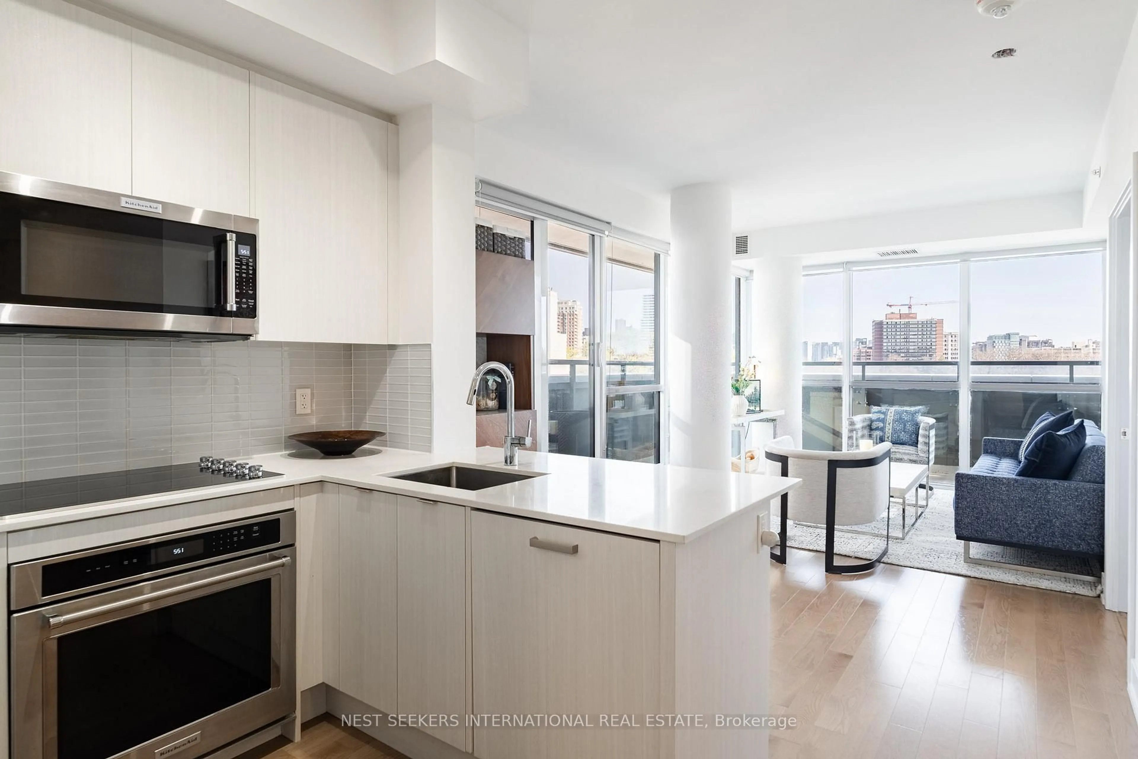 Open concept kitchen, unknown for 181 Bedford Rd #507, Toronto Ontario M5R 0C2