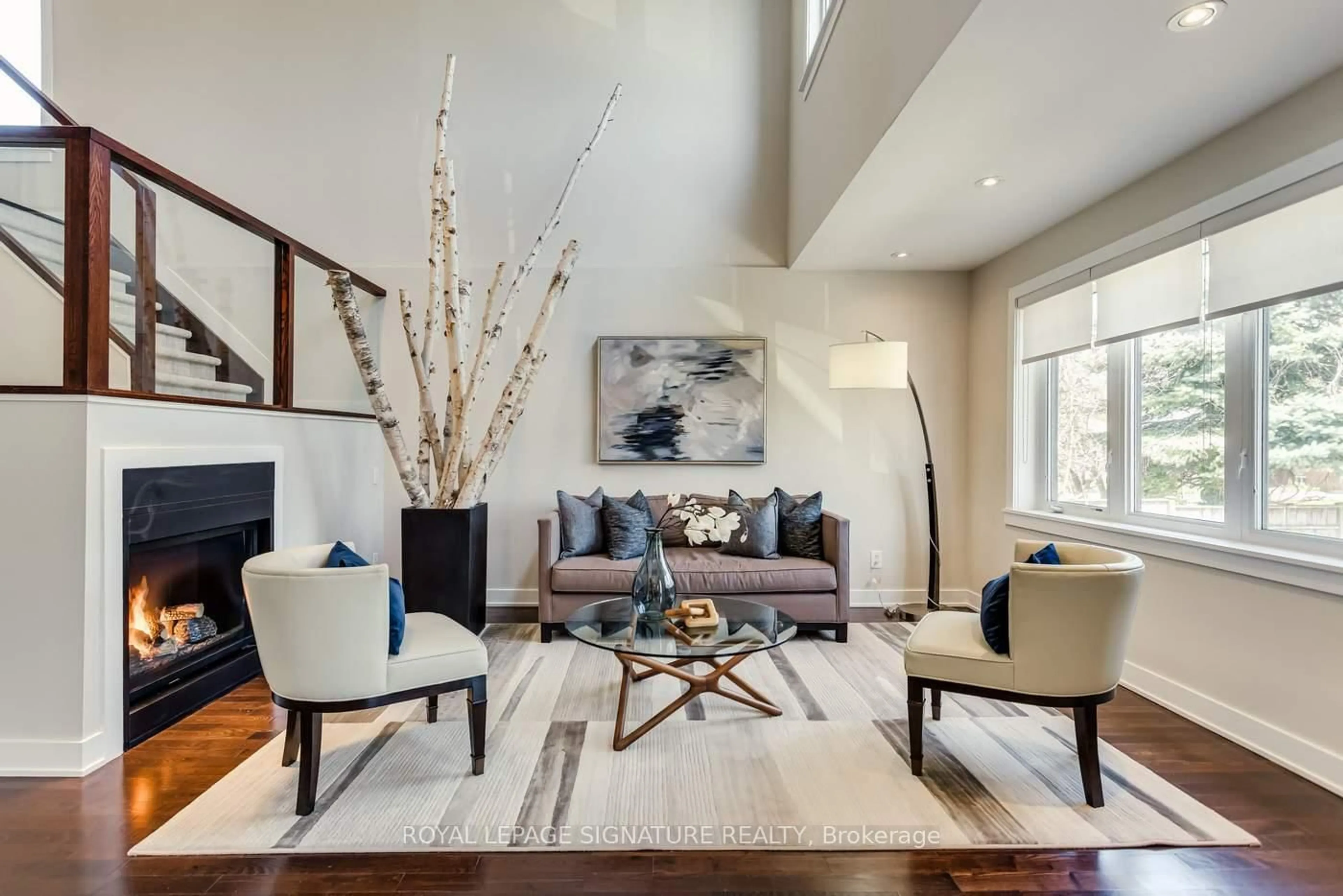 Living room with furniture, unknown for 24 Wigan Cres, Toronto Ontario M3H 3A4