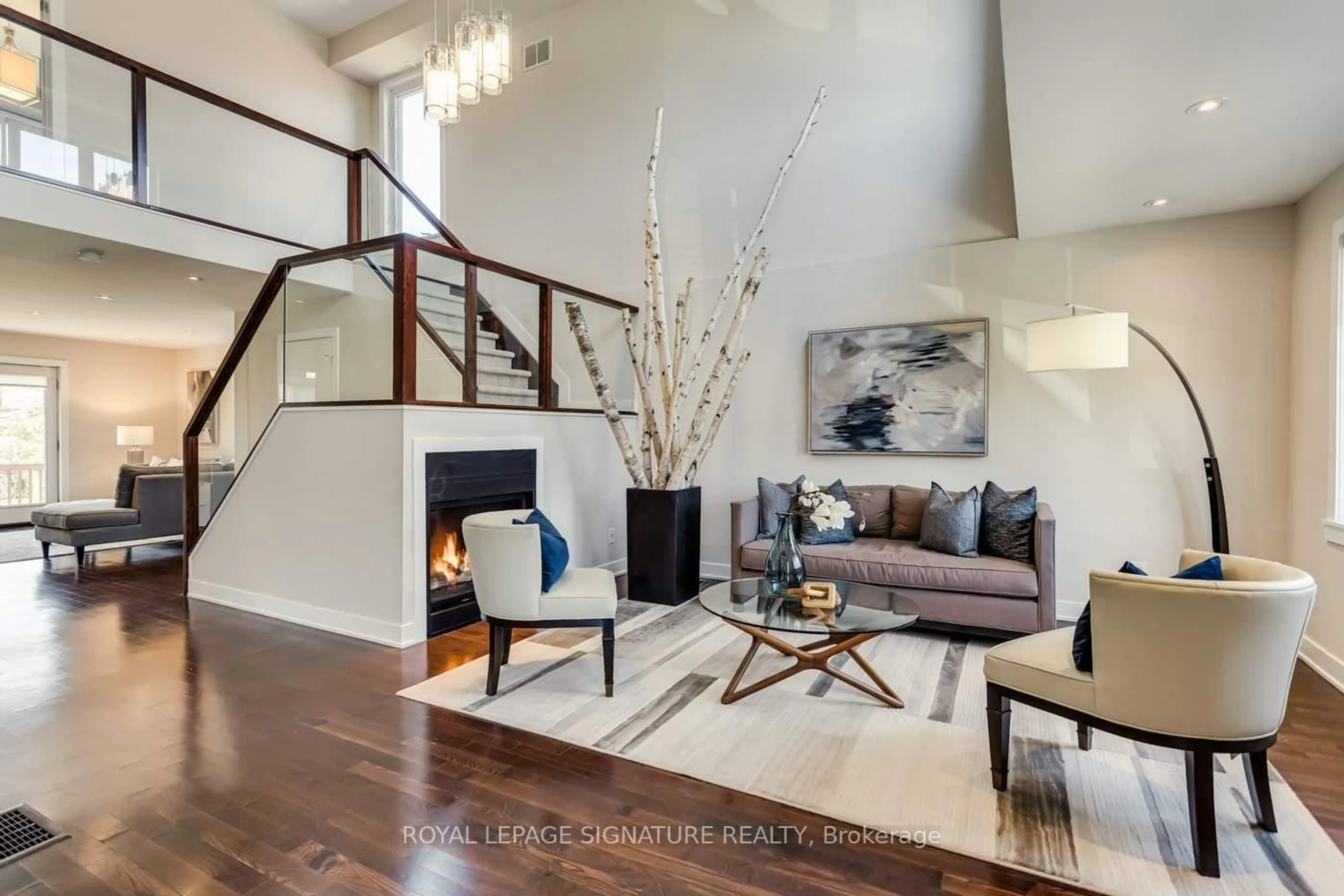 Living room with furniture, unknown for 24 Wigan Cres, Toronto Ontario M3H 3A4