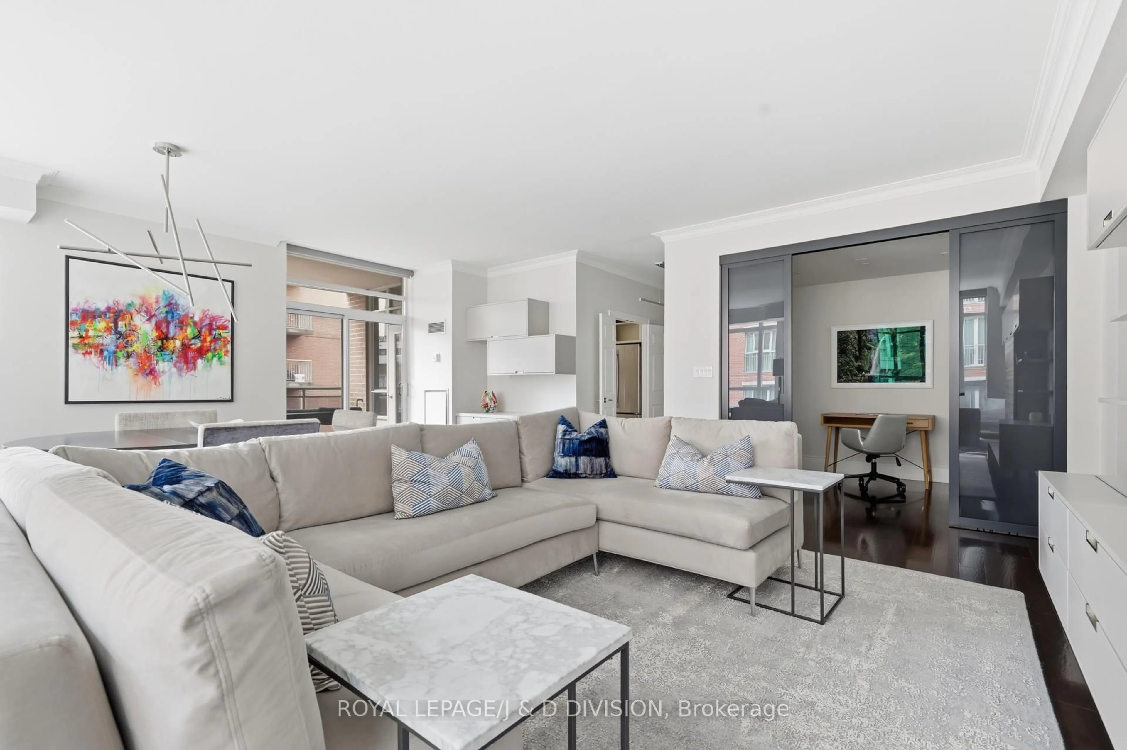 Living room with furniture, unknown for 55 Delisle Ave #401, Toronto Ontario M4V 3C2