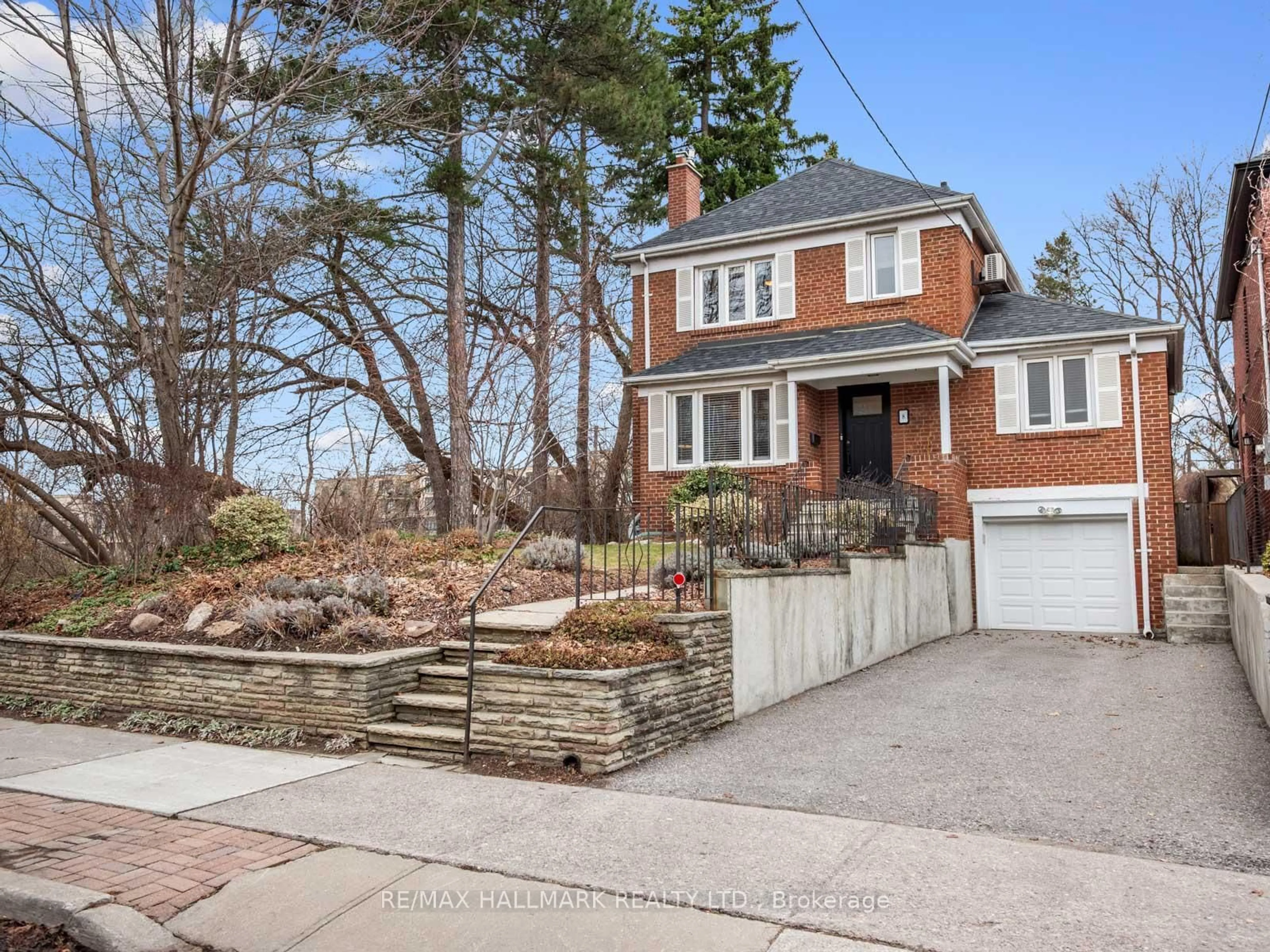 Home with brick exterior material, street for 8 Glenvale Blvd, Toronto Ontario M4G 2V1