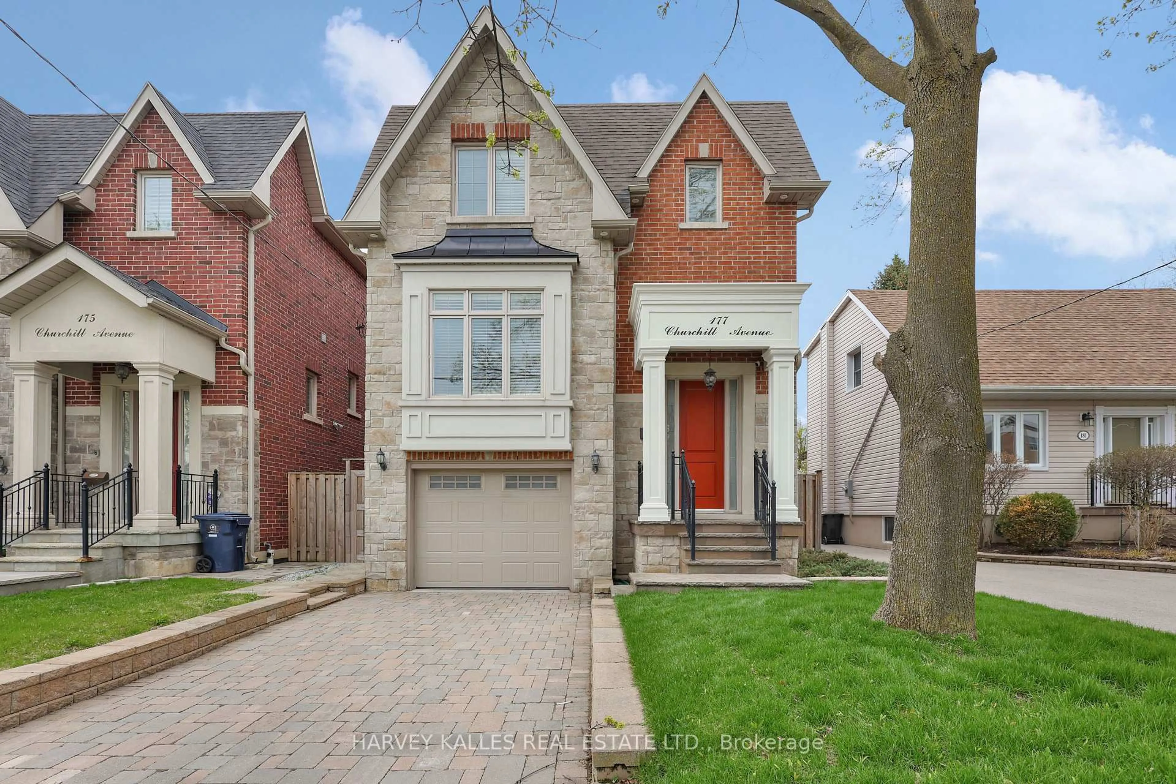 Home with brick exterior material, street for 177 Churchill Ave, Toronto Ontario M2N 1Z3