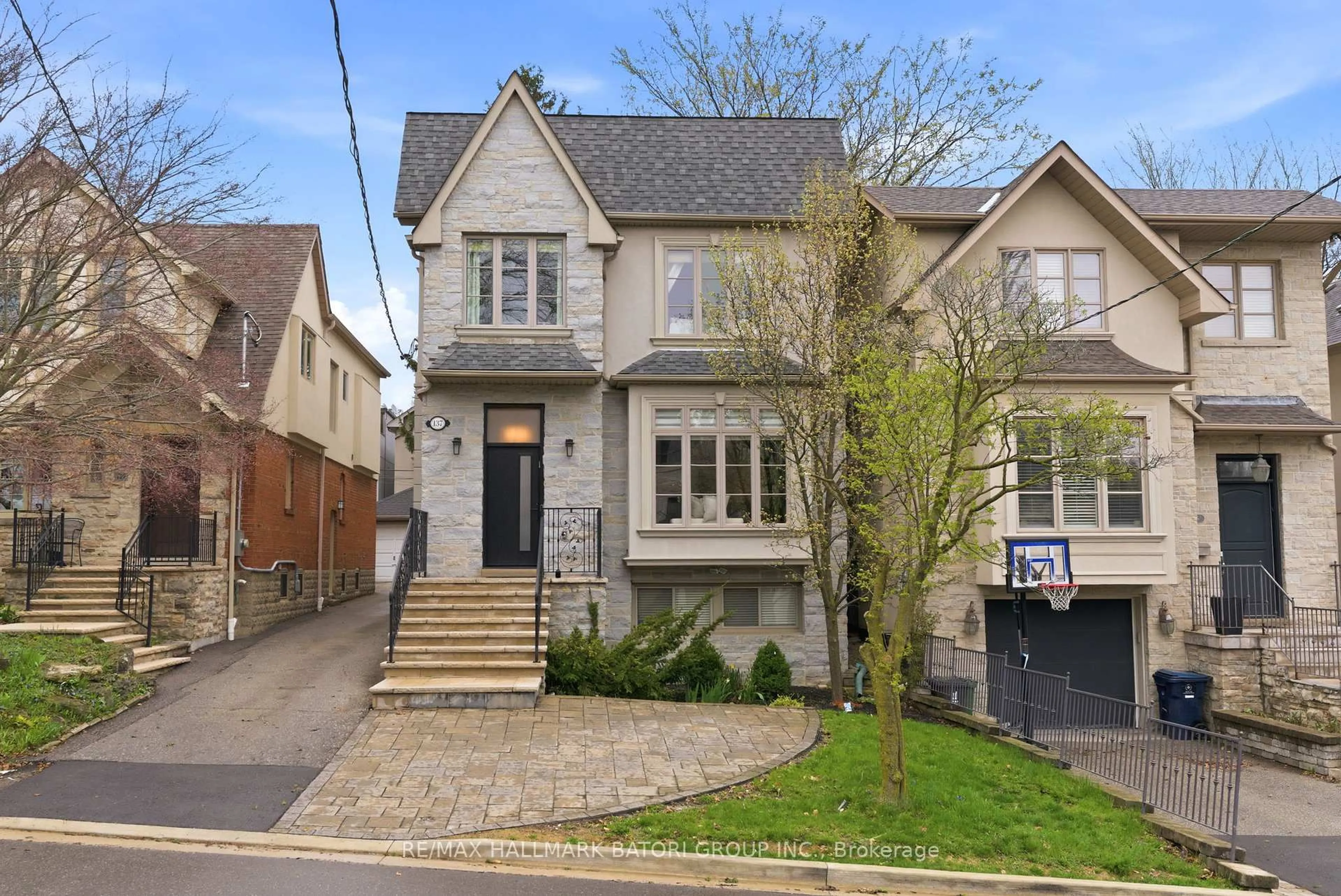 Home with brick exterior material, street for 137 Latimer Ave, Toronto Ontario M5N 2M3
