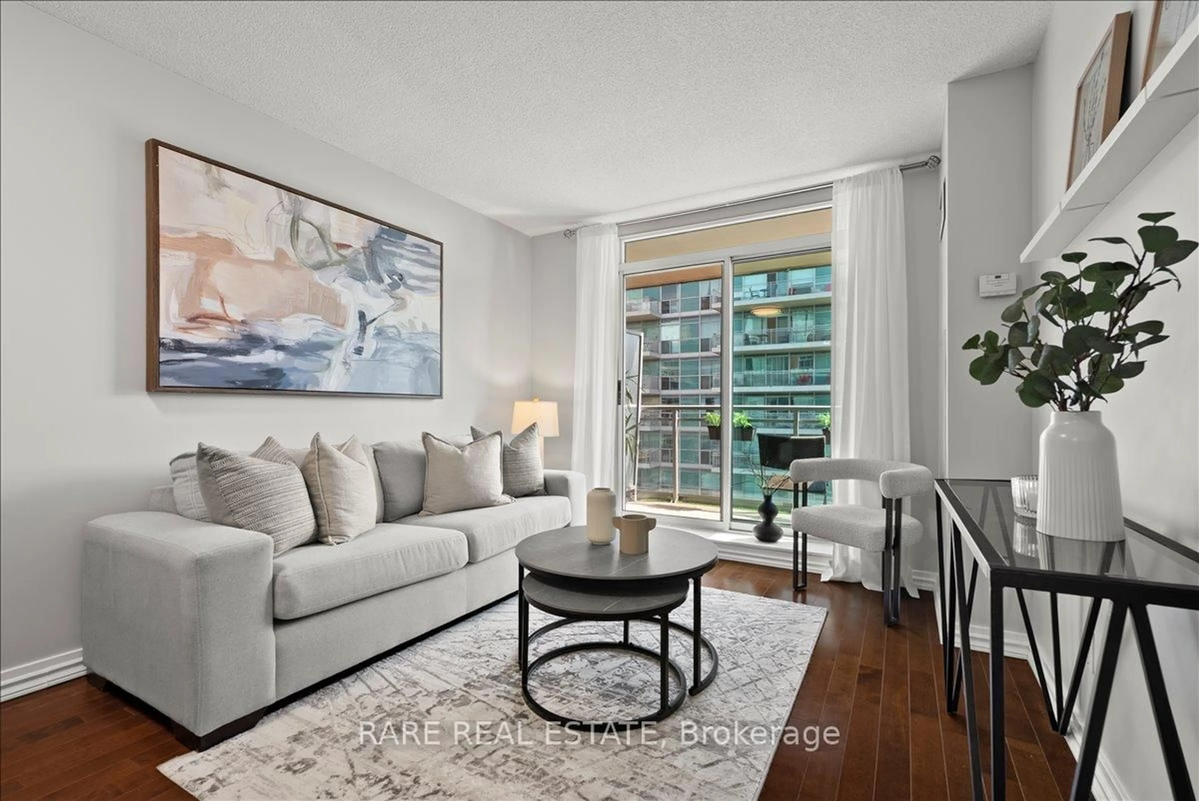 Living room with furniture, unknown for 50 Lynn Williams St #2211, Toronto Ontario M6K 3R9