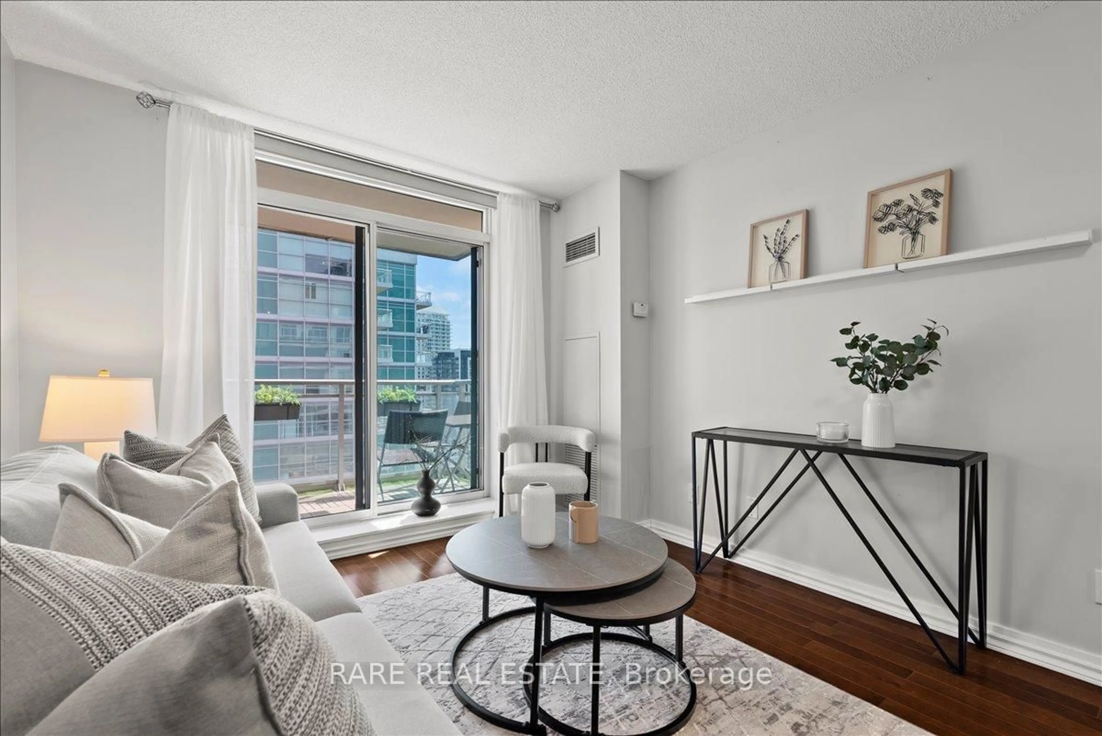 Living room with furniture, unknown for 50 Lynn Williams St #2211, Toronto Ontario M6K 3R9