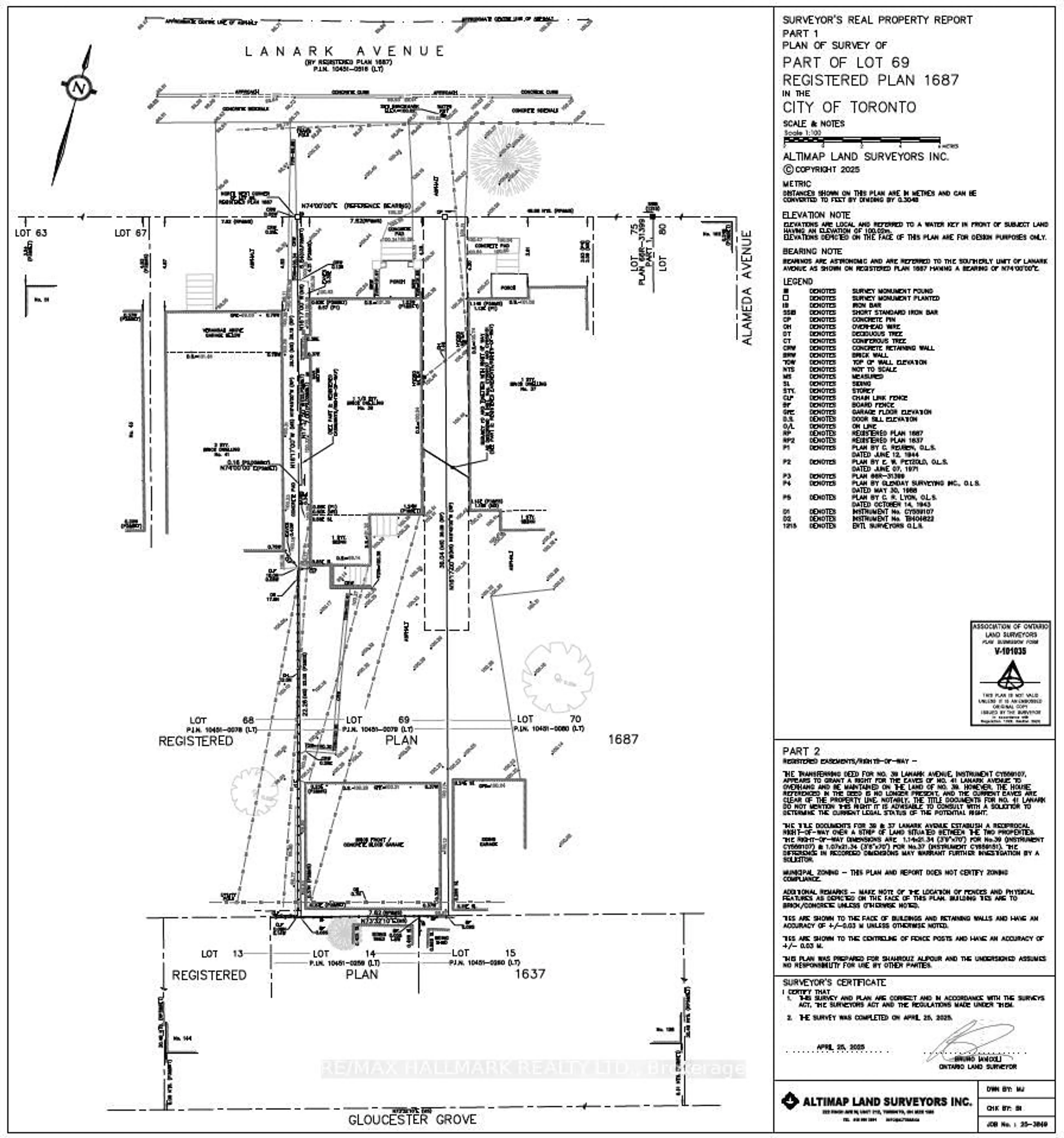 Floor plan for 39 Lanark Ave, Toronto Ontario M6C 2B5