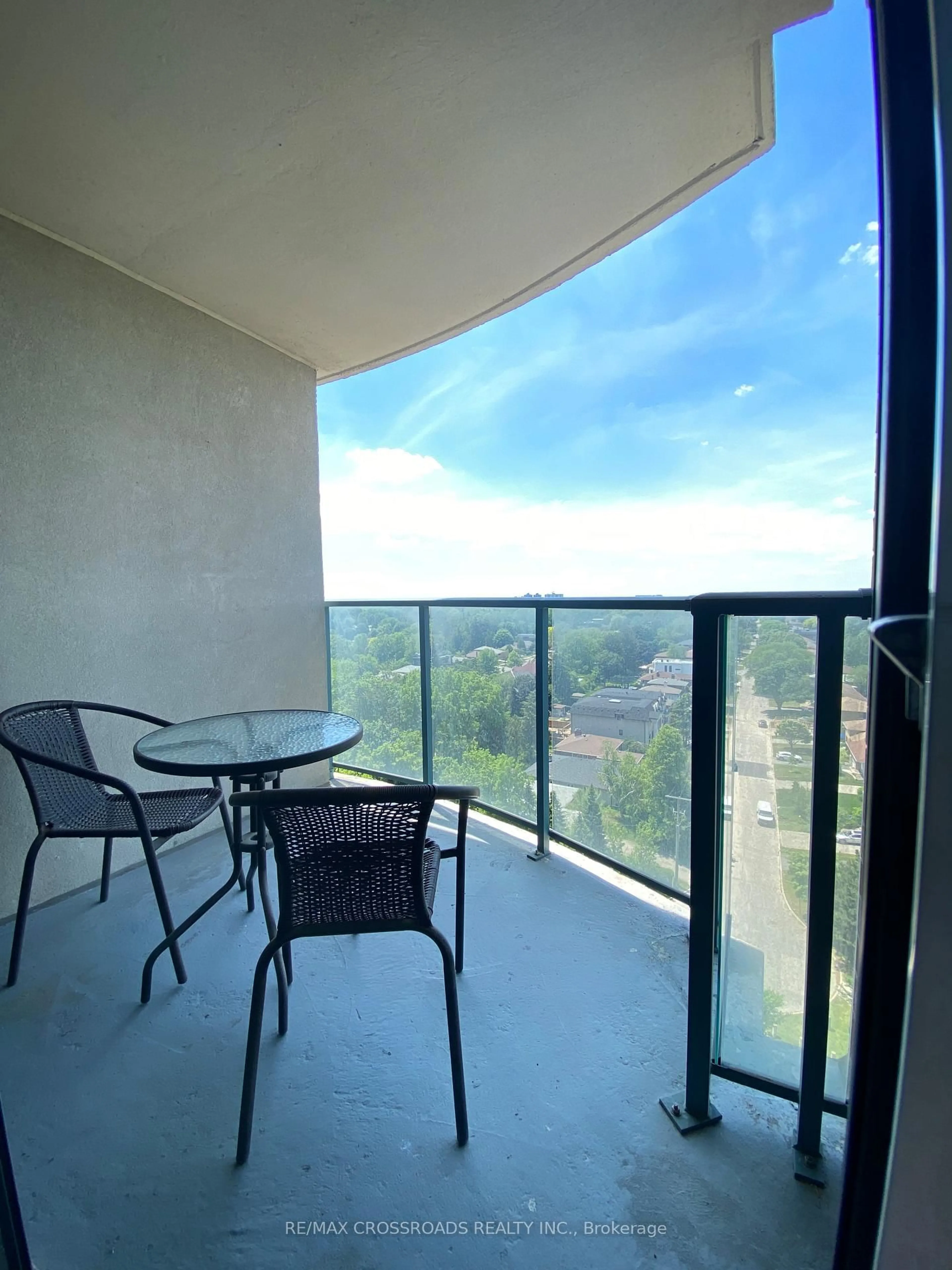 Balcony in the apartment, water/lake/river/ocean view for 233 Beecroft Rd #1511, Toronto Ontario M2N 6Z9