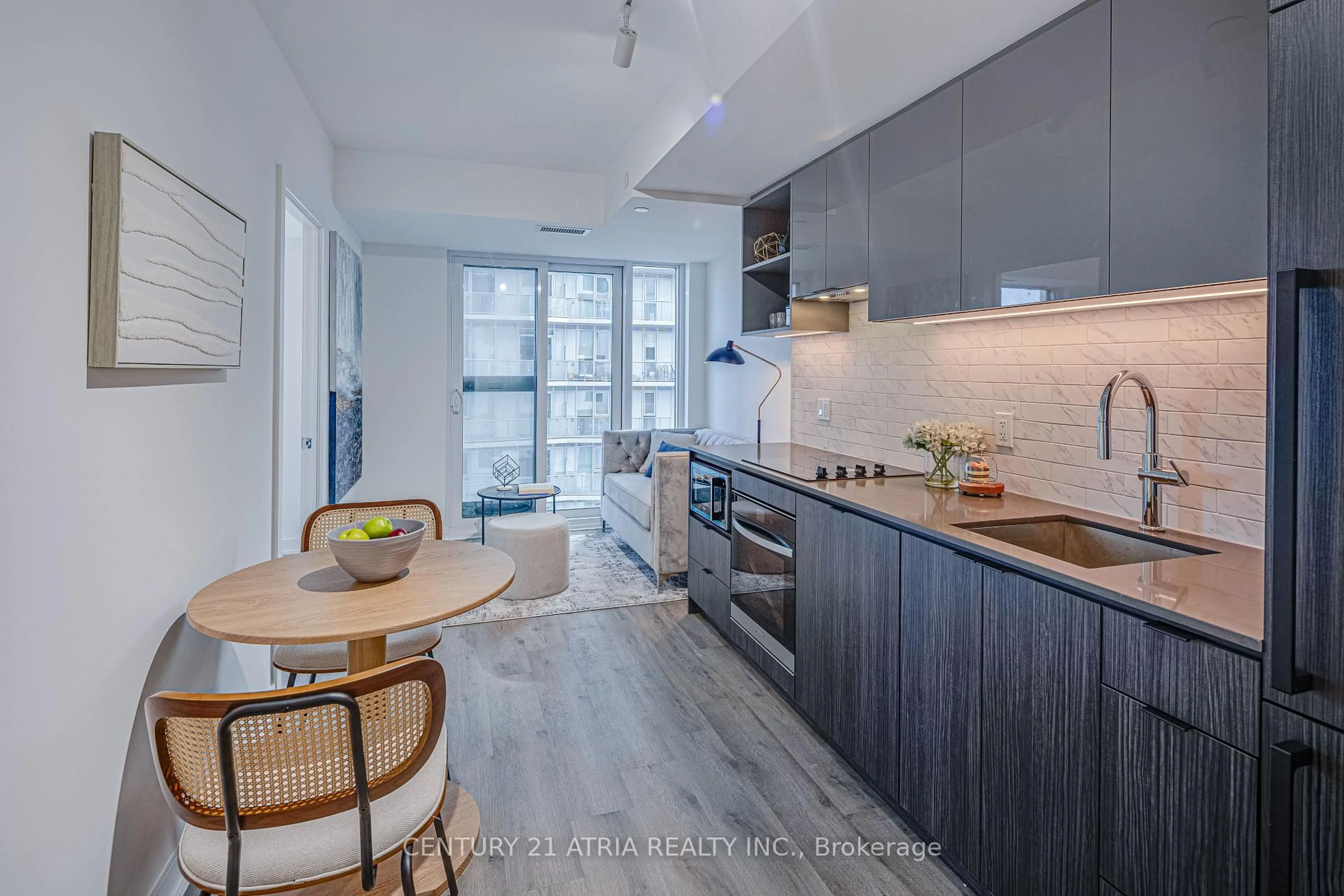 Open concept kitchen, unknown for 252 Church St #2308, Toronto Ontario M5B 0E6