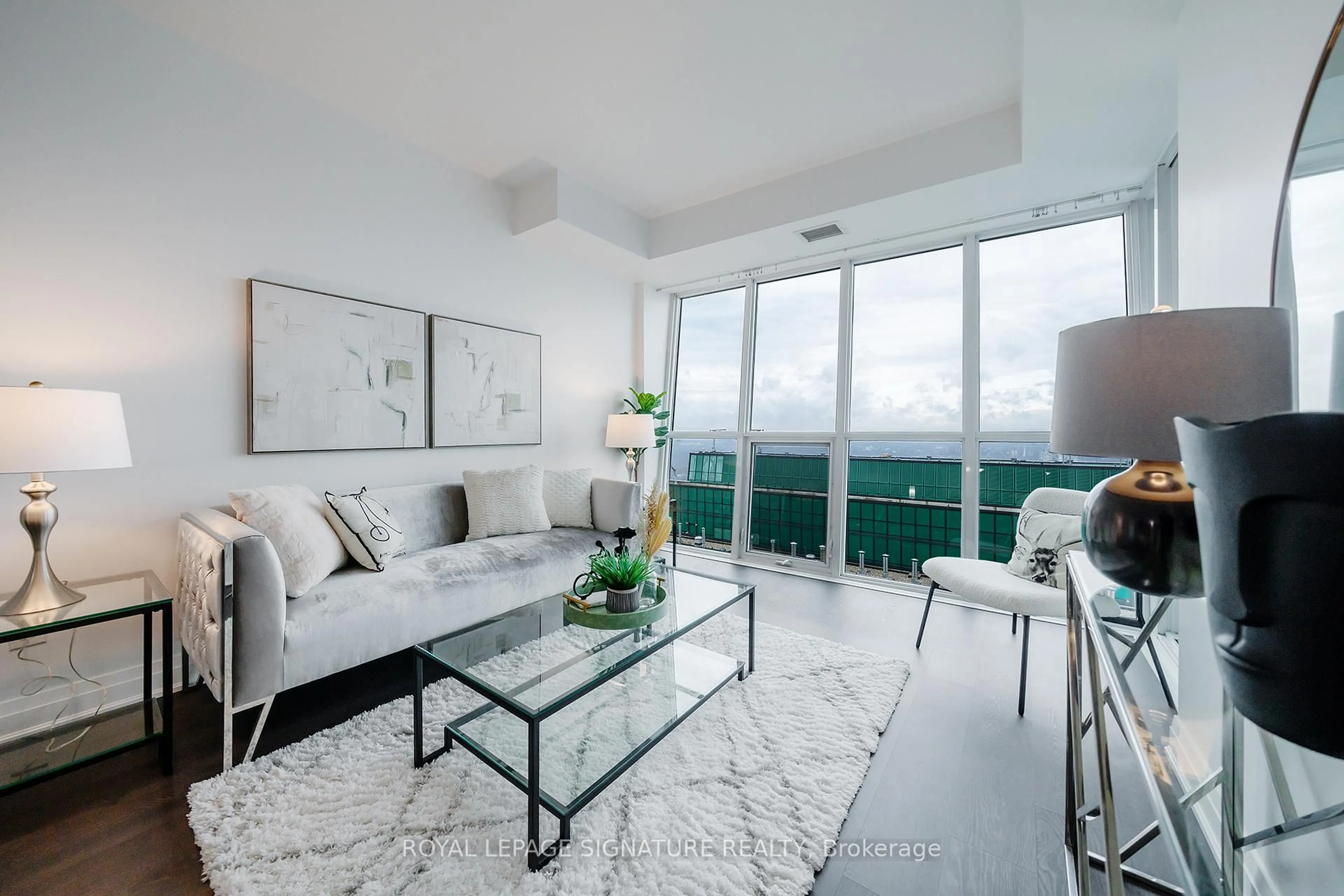 Living room with furniture, unknown for 9 Bogert Ave #3906, Toronto Ontario M2N 0H3