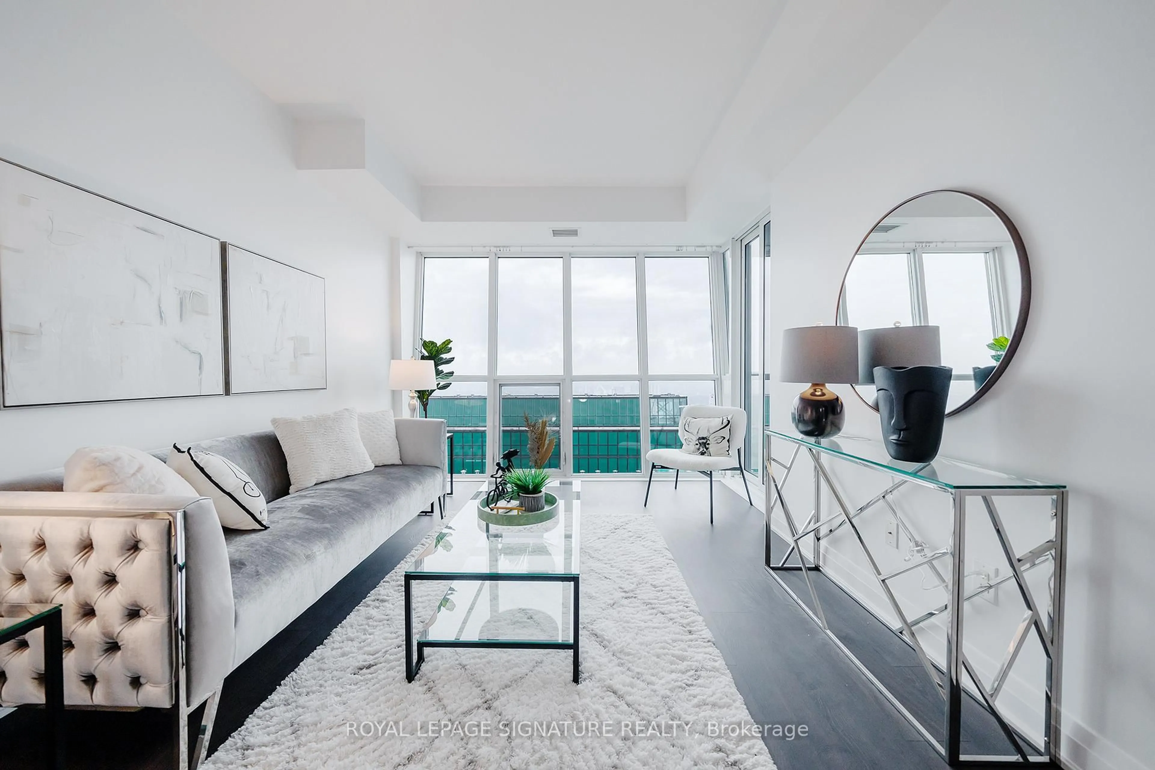 Living room with furniture, unknown for 9 Bogert Ave #3906, Toronto Ontario M2N 0H3