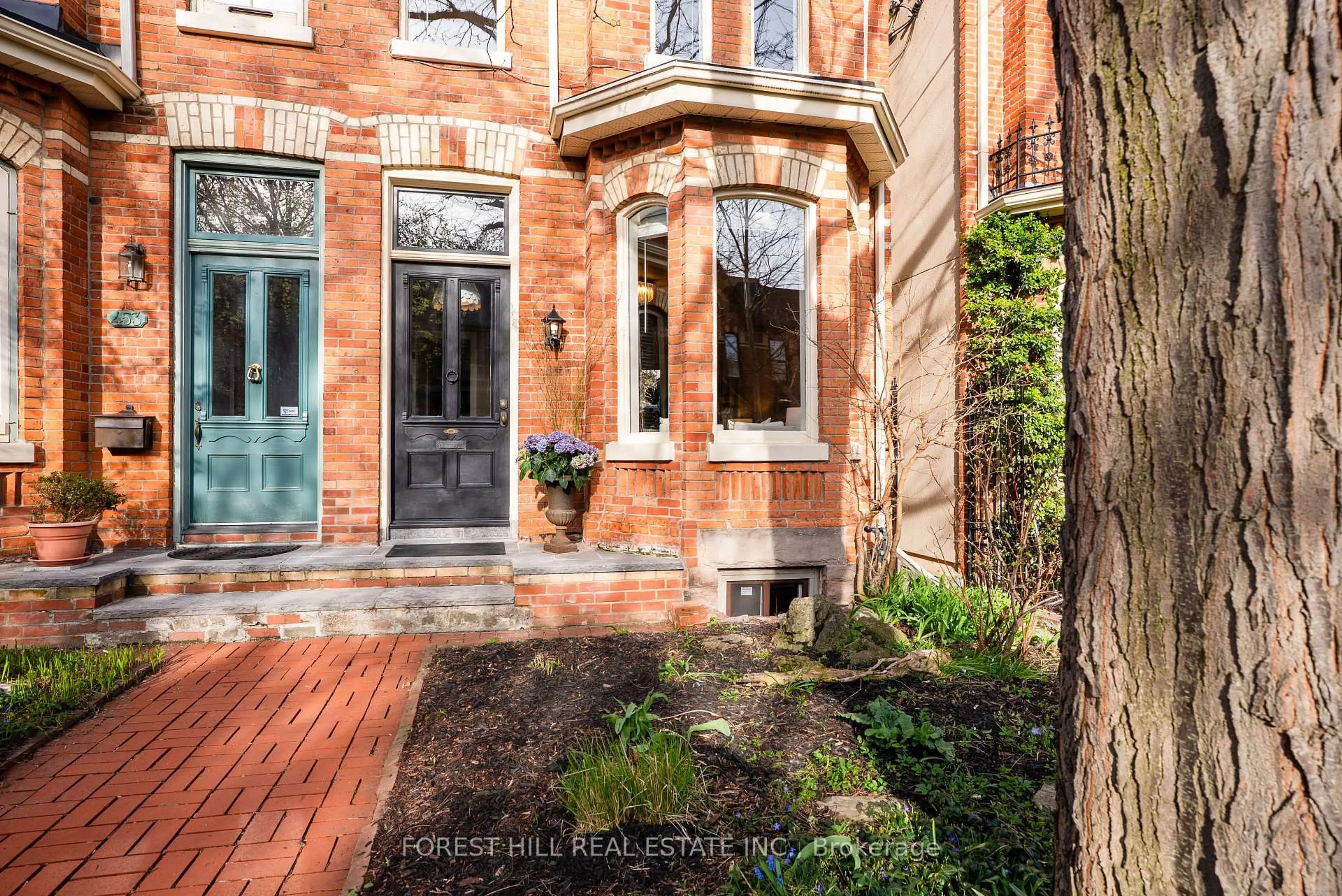 Home with brick exterior material, street for 451 Sackville St, Toronto Ontario M4X 1T3