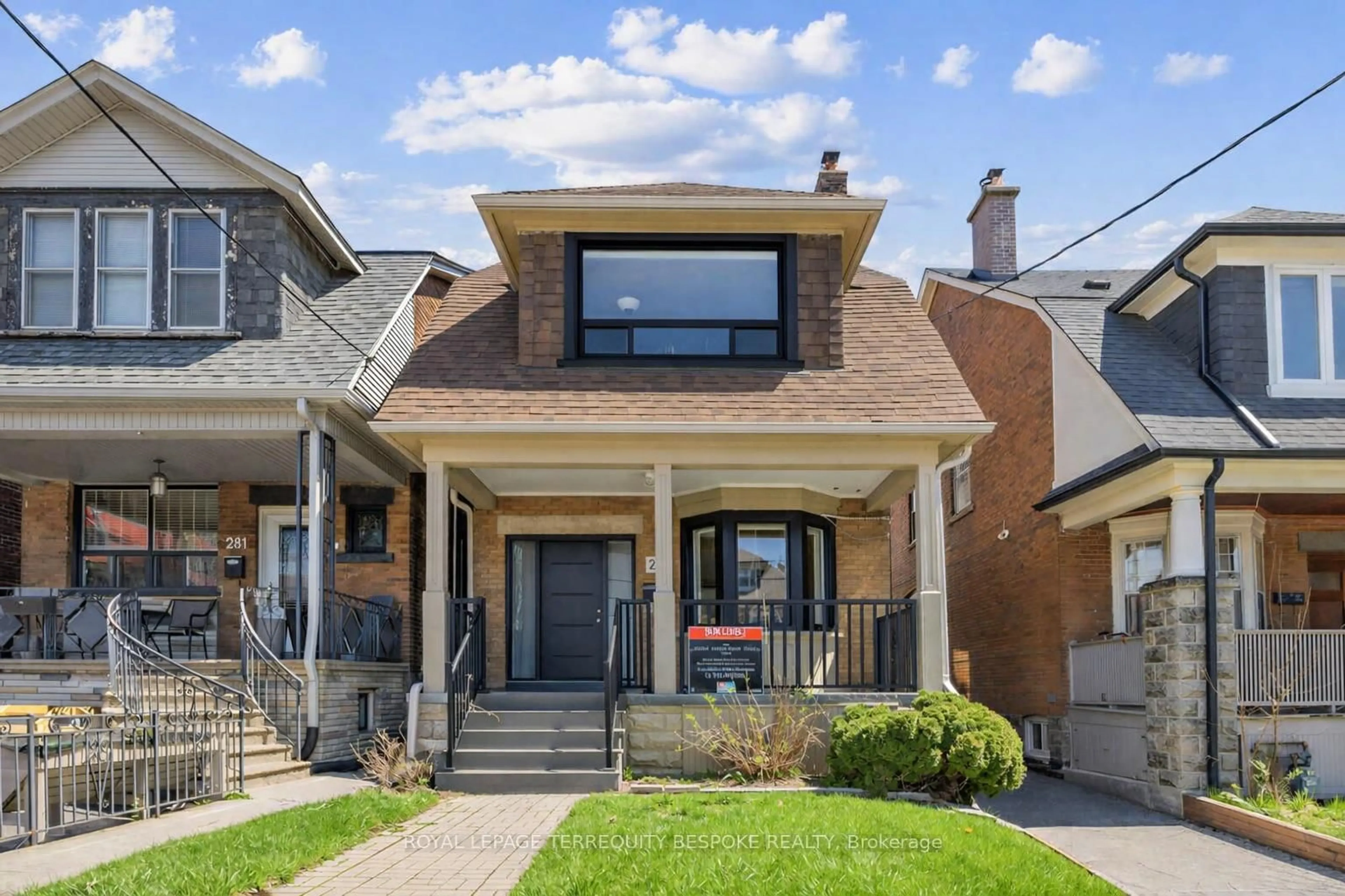 Home with brick exterior material, street for 279 Lauder Ave, Toronto Ontario M6E 3H5