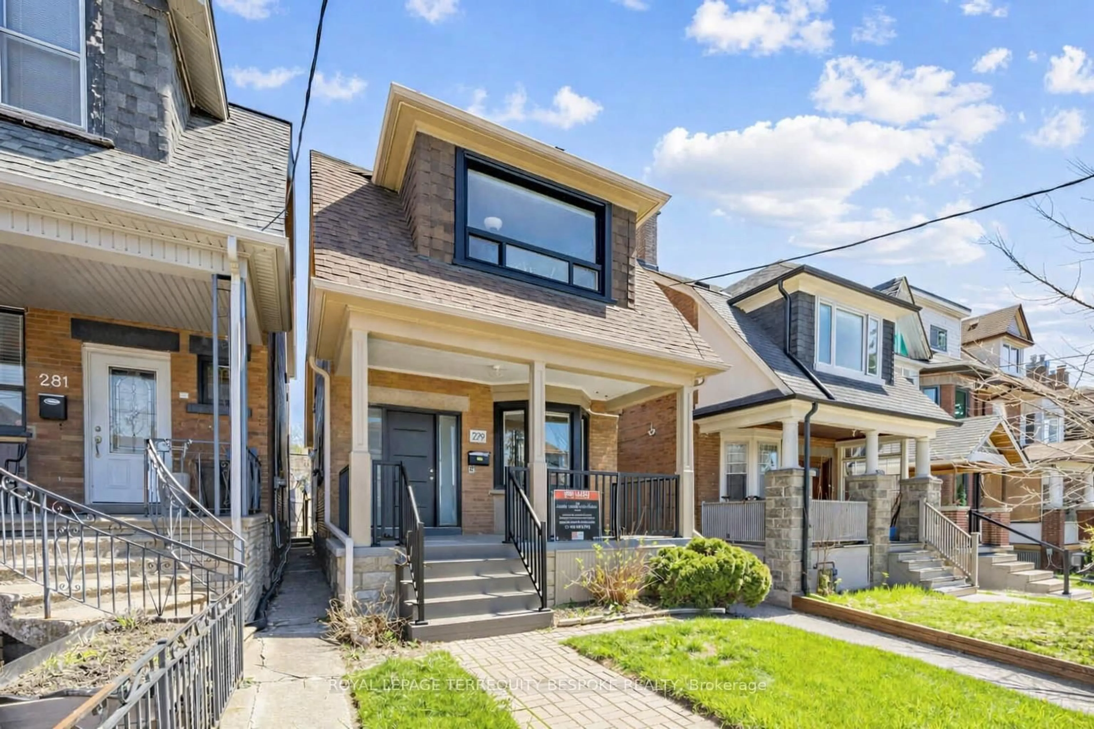 Home with brick exterior material, street for 279 Lauder Ave, Toronto Ontario M6E 3H5