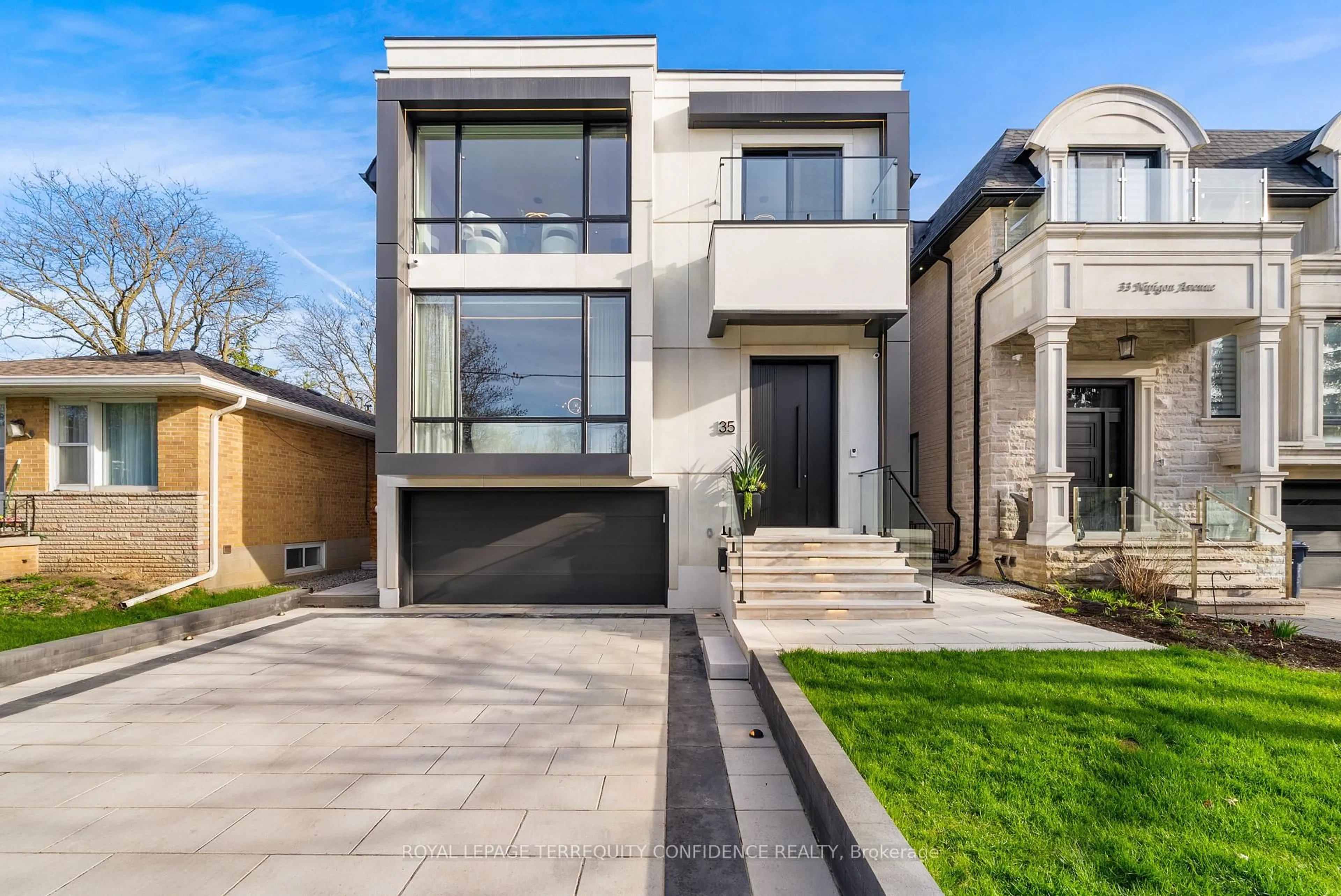 Home with brick exterior material, street for 35 Nipigon Ave, Toronto Ontario M2M 2V7