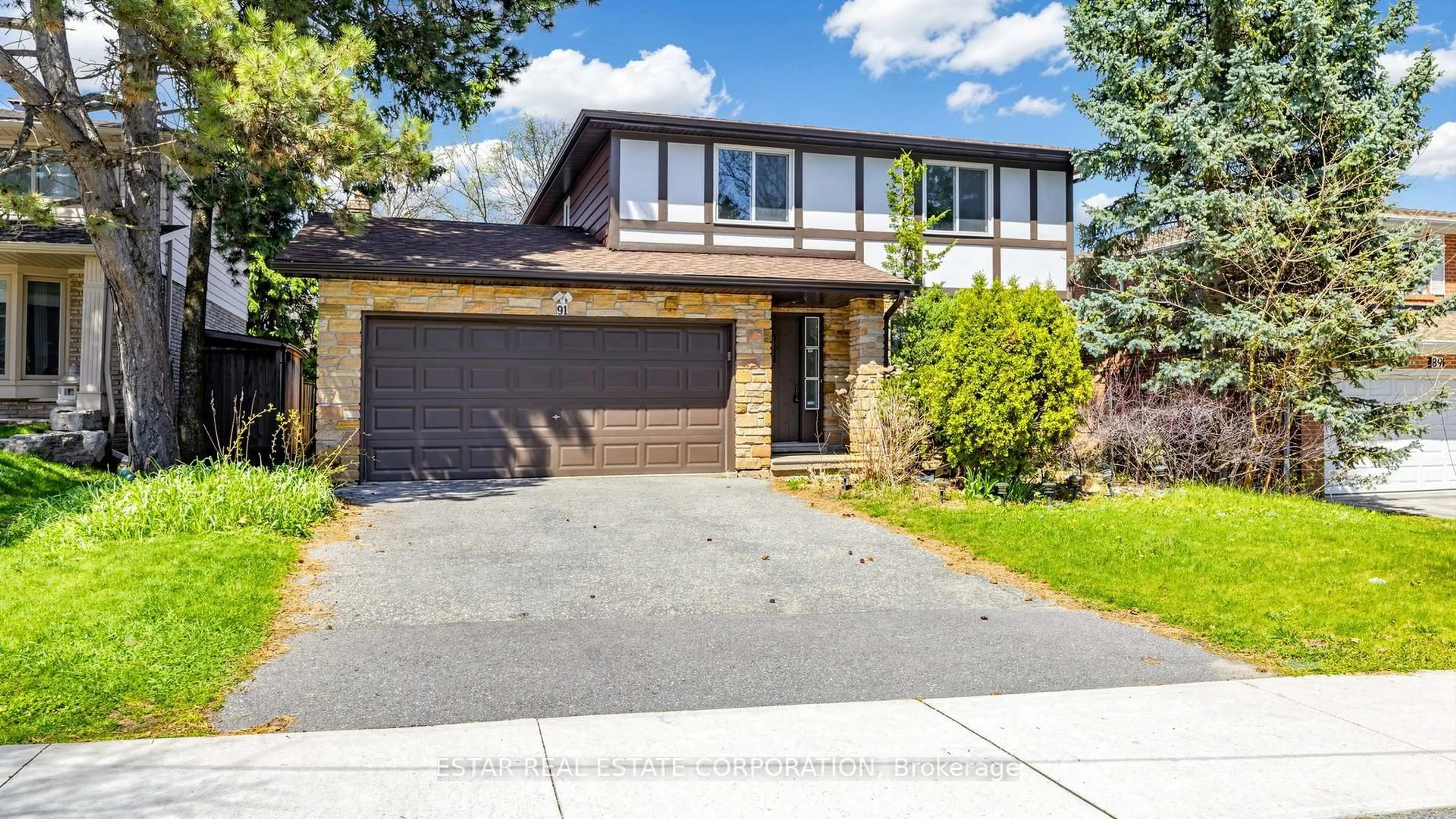 Home with brick exterior material, street for 91 Whitehorn Cres, Toronto Ontario M2J 3B1