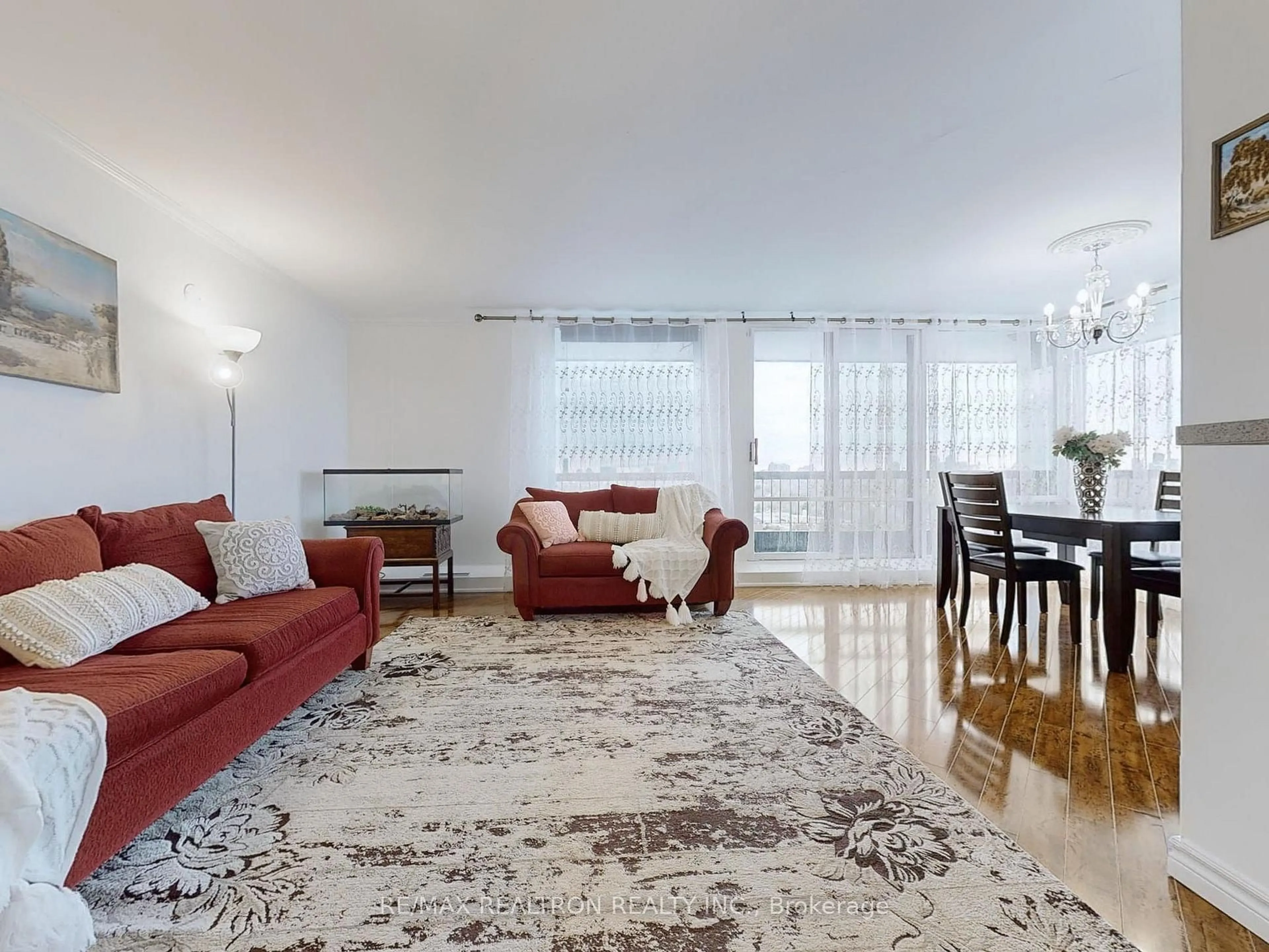 Living room with furniture, unknown for 135 Antibes Dr #1706, Toronto Ontario M2R 2Z1