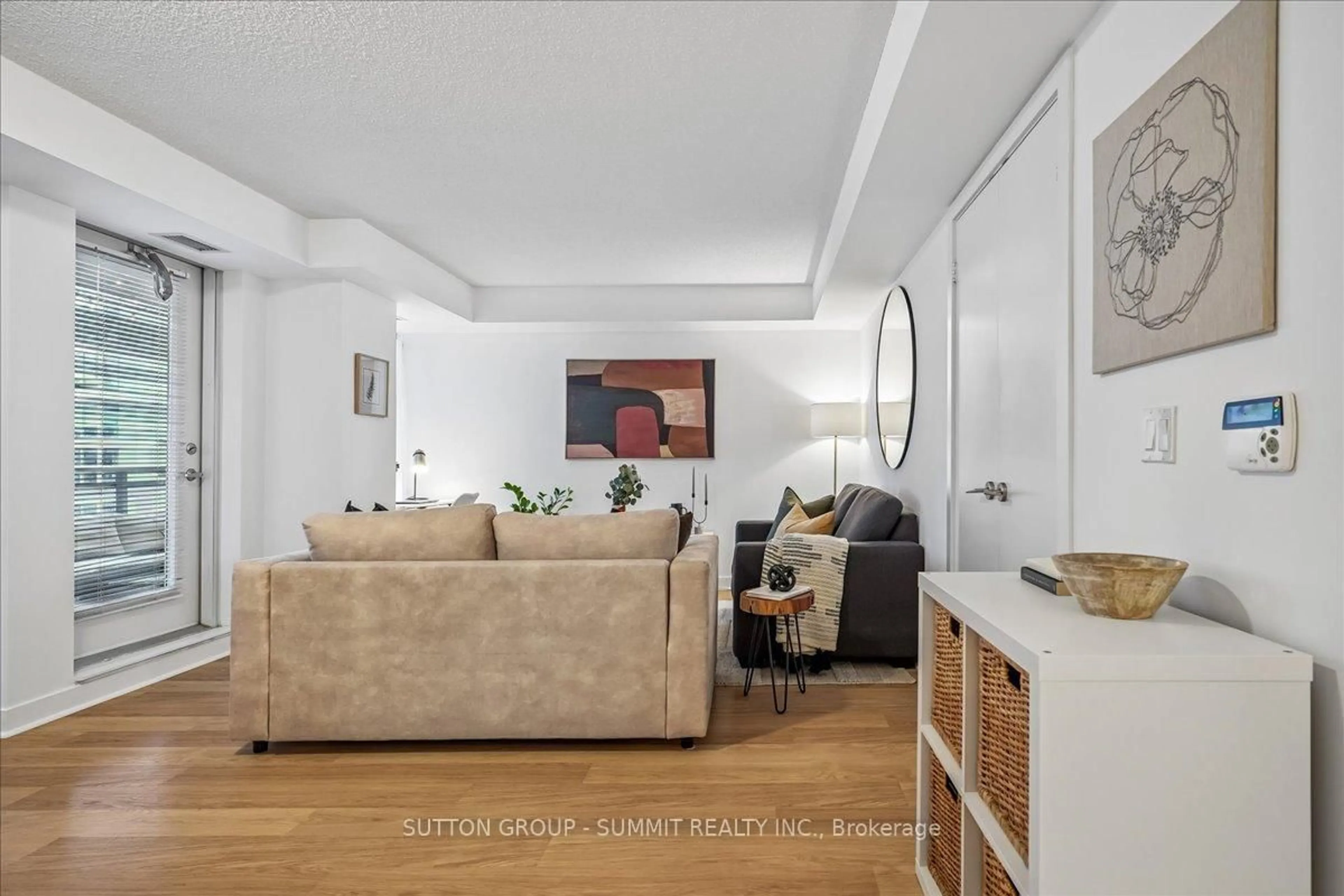 Living room with furniture, unknown for 100 Western Battery Rd #1012, Toronto Ontario M6K 3S2