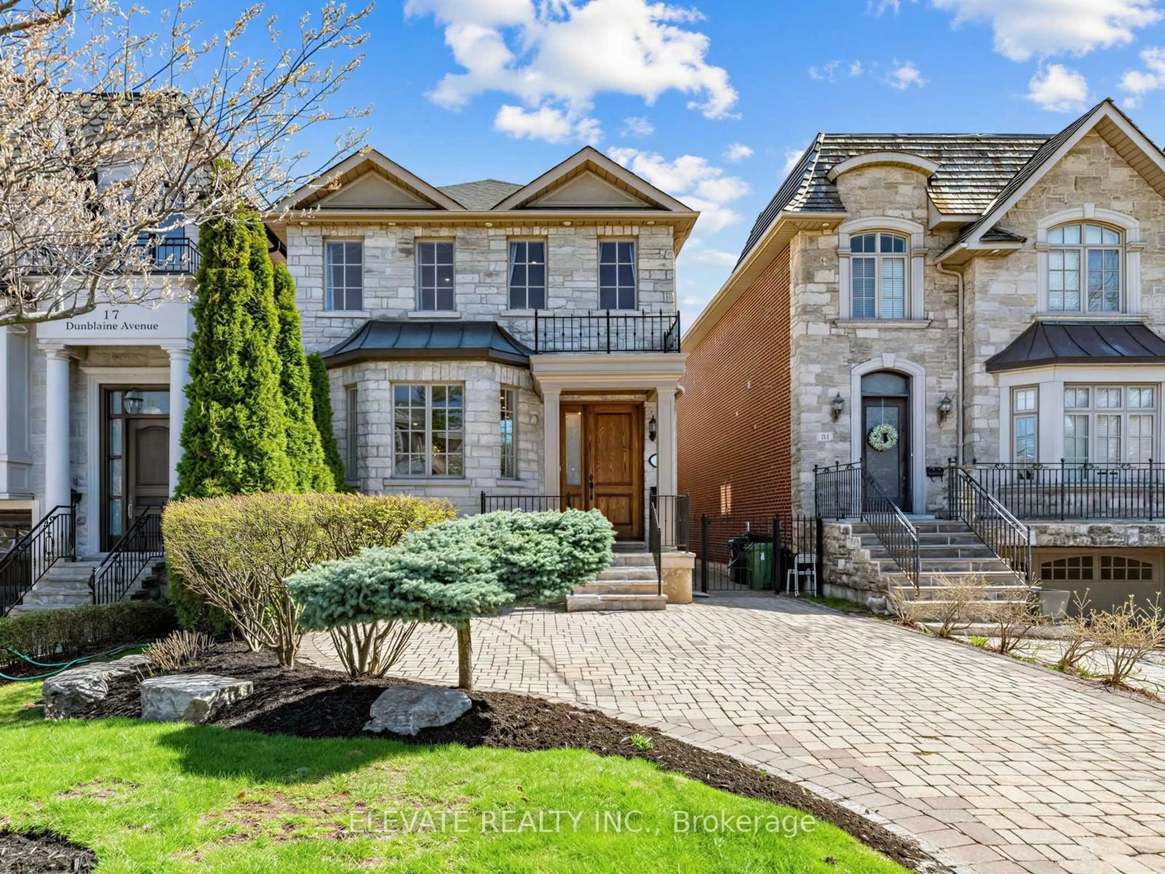 Home with brick exterior material, street for 19 Dunblaine Ave, Toronto Ontario M5M 2R6