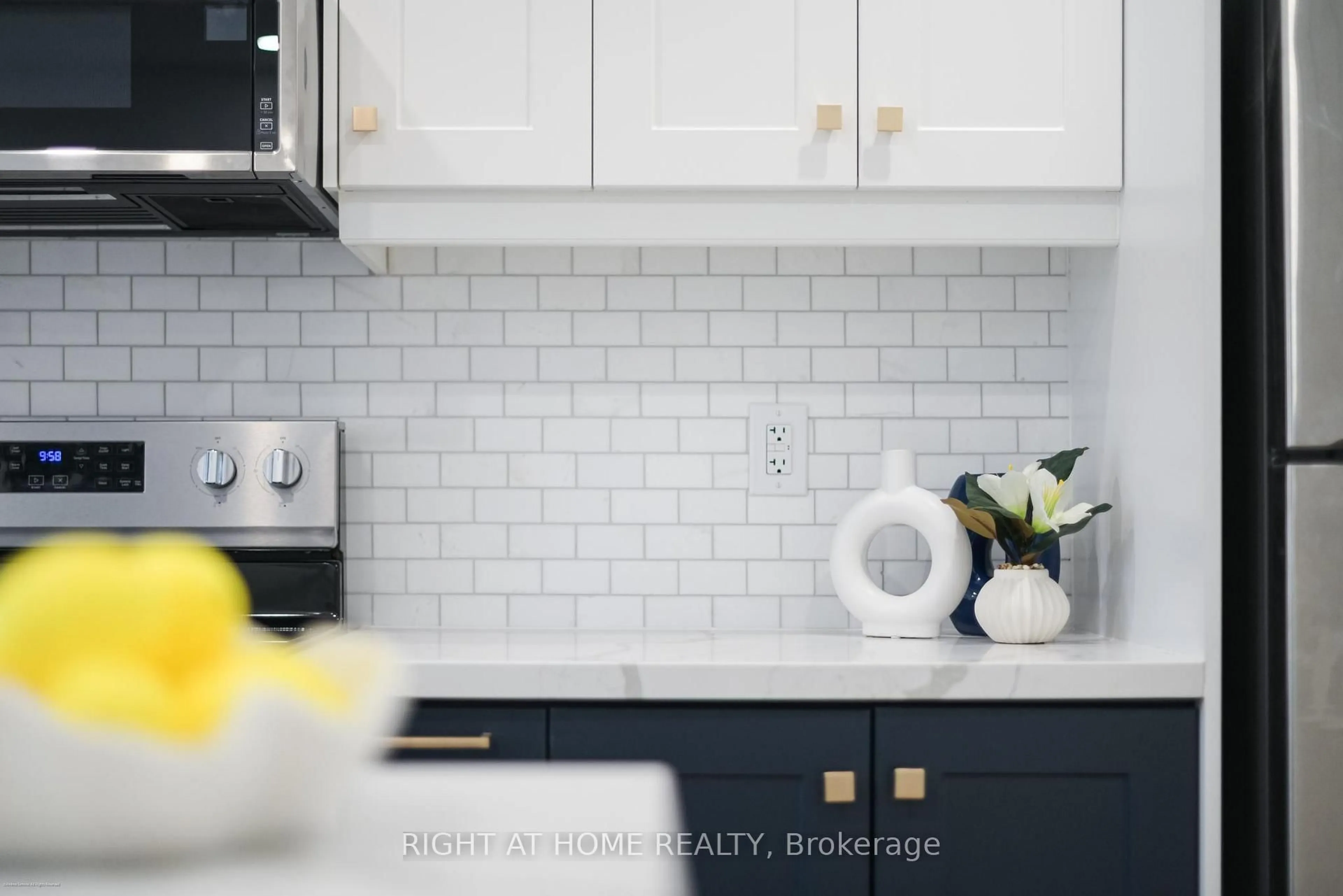 Contemporary kitchen, ceramic/tile floor for 259 Robina Ave, Toronto Ontario M6C 3Y9