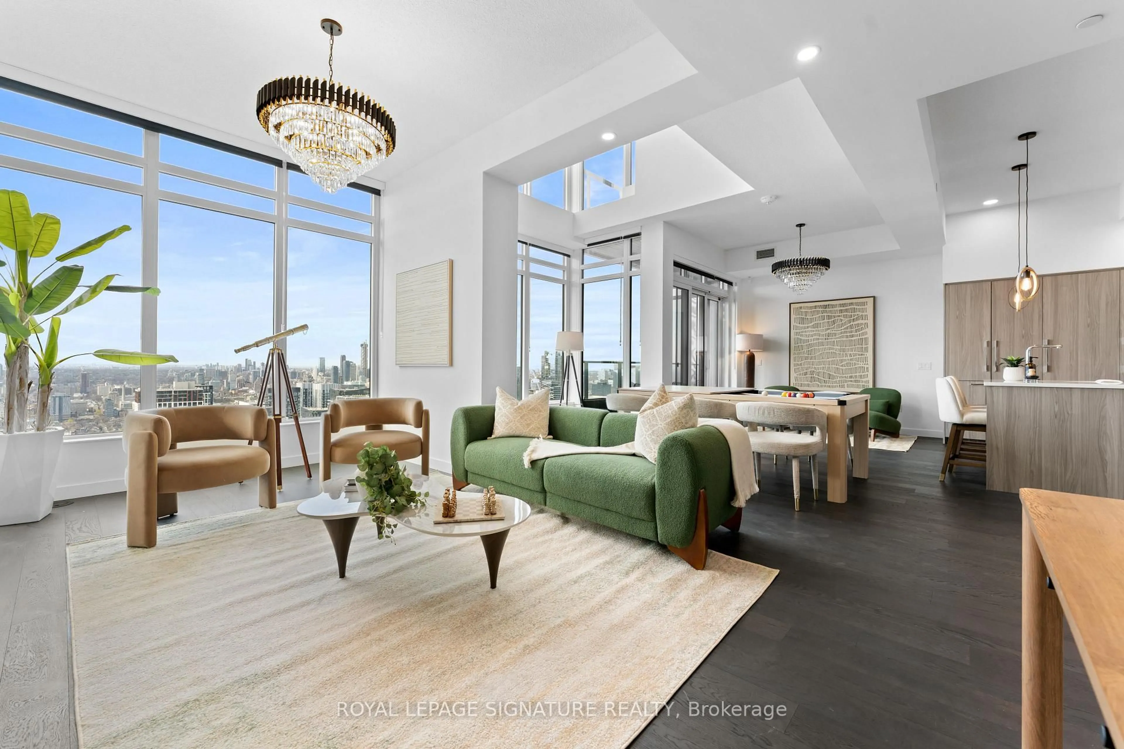 Living room with furniture, unknown for 1 Concord Cityplace Way #PH7001, Toronto Ontario M5V 0X3