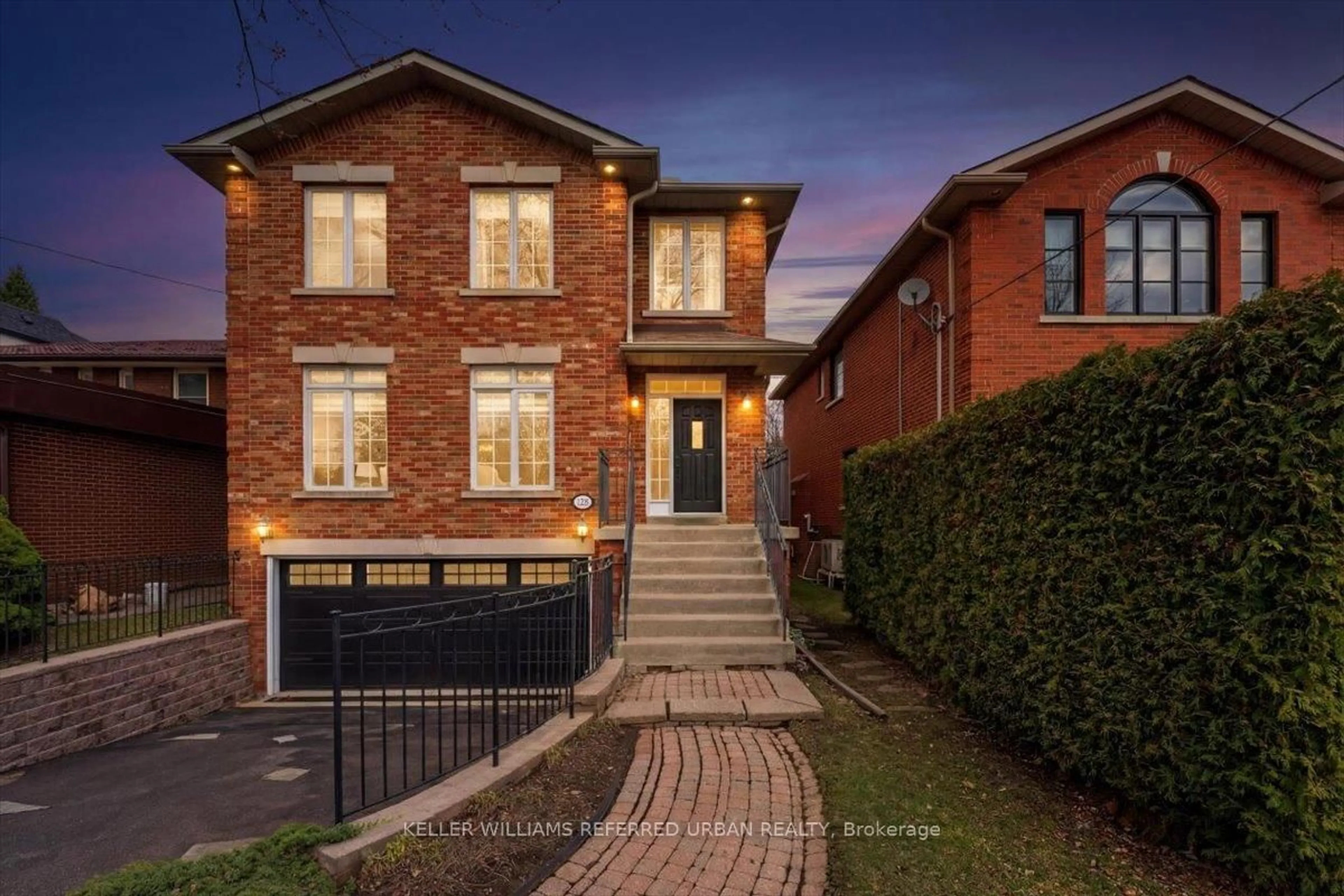 Home with brick exterior material, street for 128 Burndale Ave, Toronto Ontario M2N 1S9