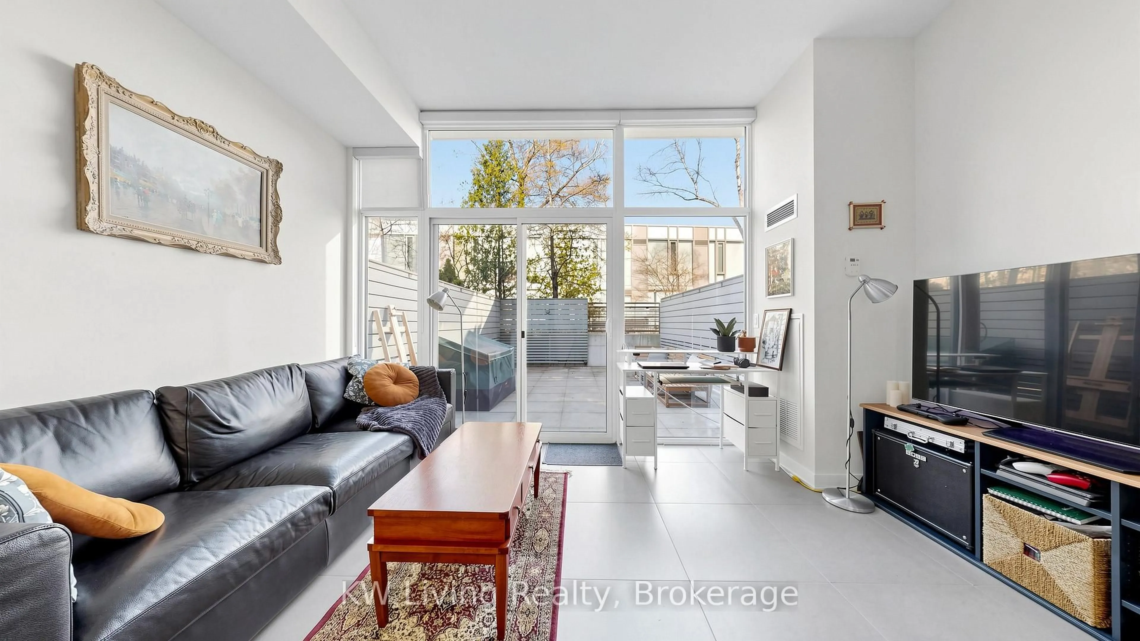 Living room with furniture, unknown for 3 Market St #632, Toronto Ontario M5E 0A3