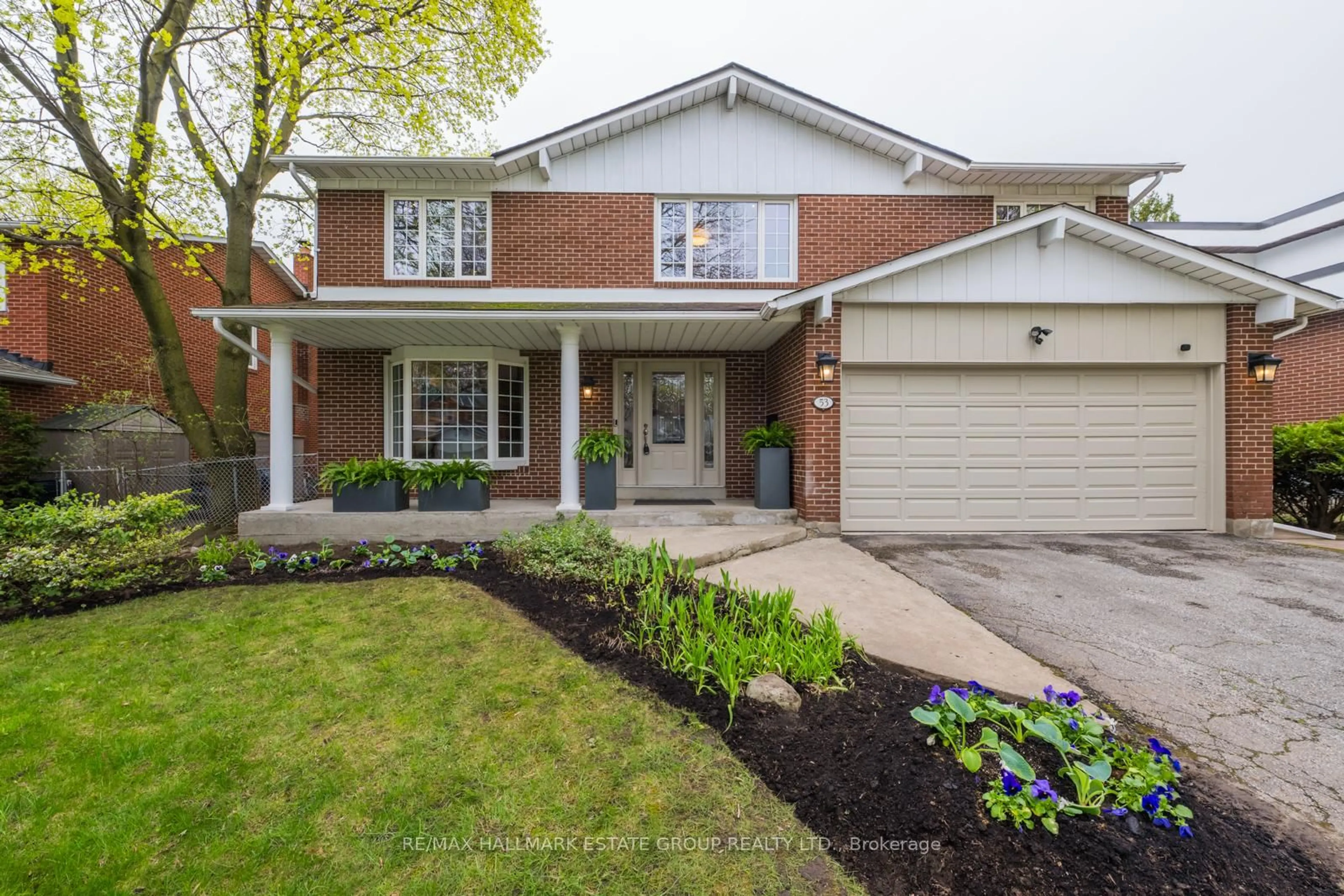 Home with brick exterior material, street for 53 Longwood Dr, Toronto Ontario M3B 1T9