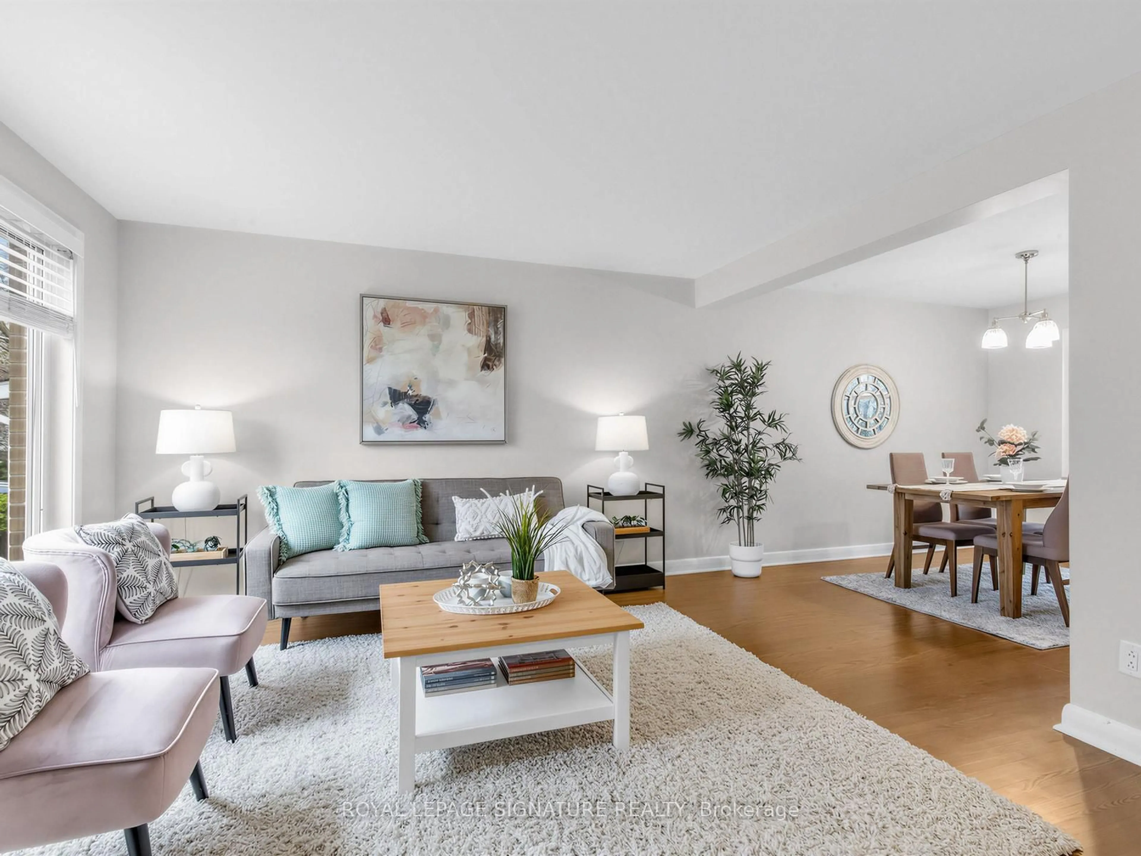 Living room with furniture, unknown for 23 Ballymena Crt, Toronto Ontario M3C 2B8